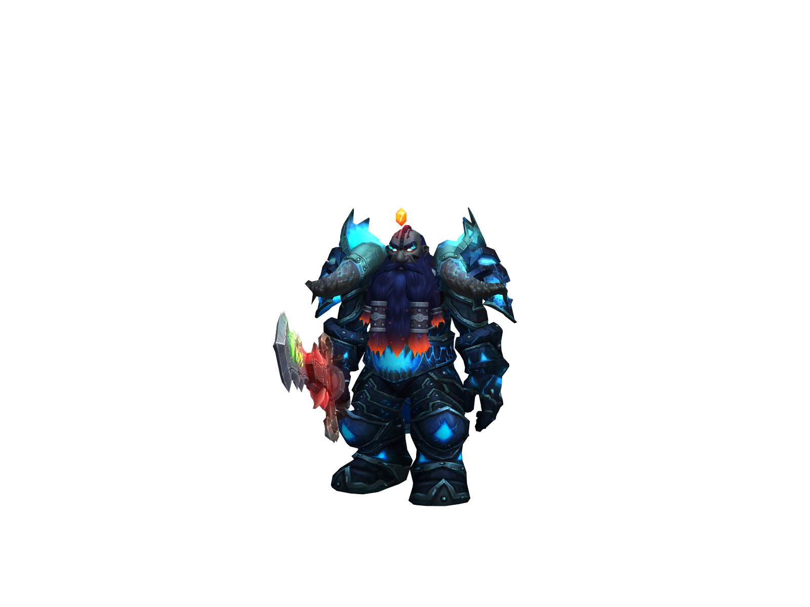 Blazebeard 3D character render