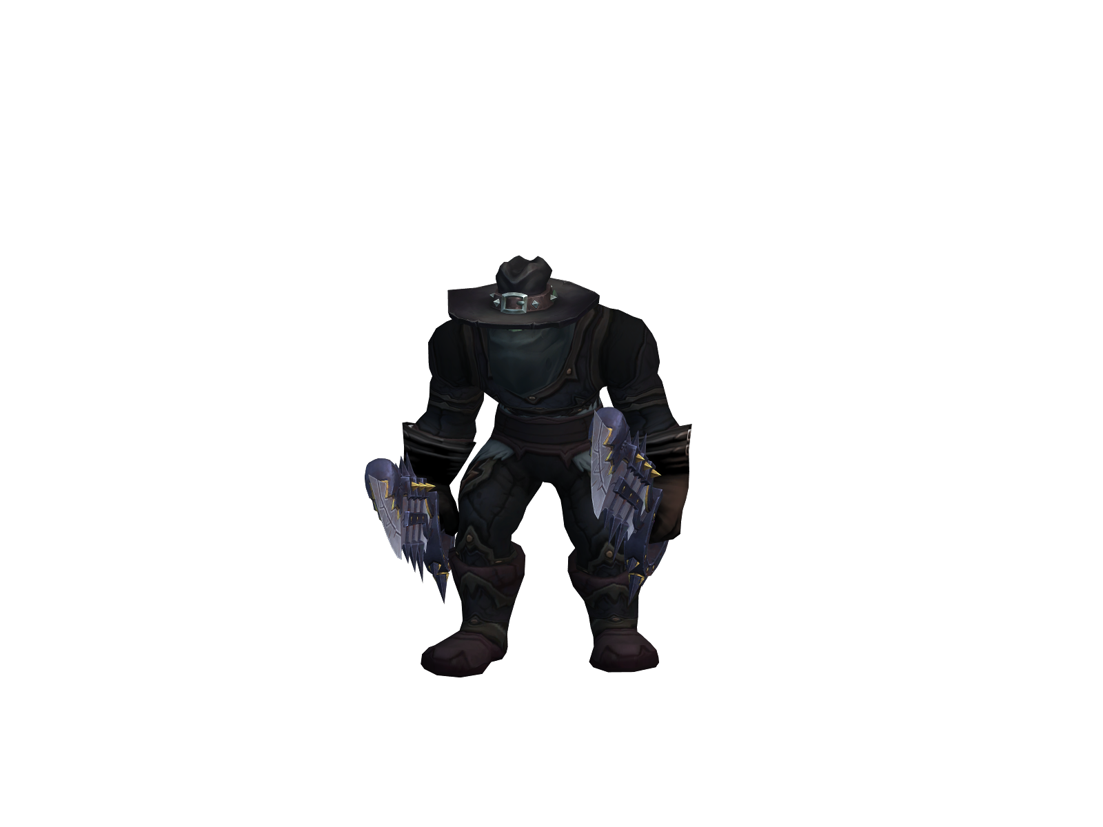 Mask 3D character render
