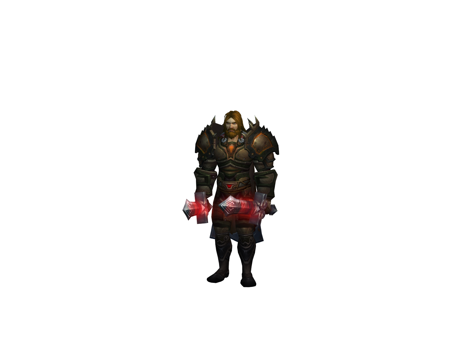 Crowbourne 3D character render