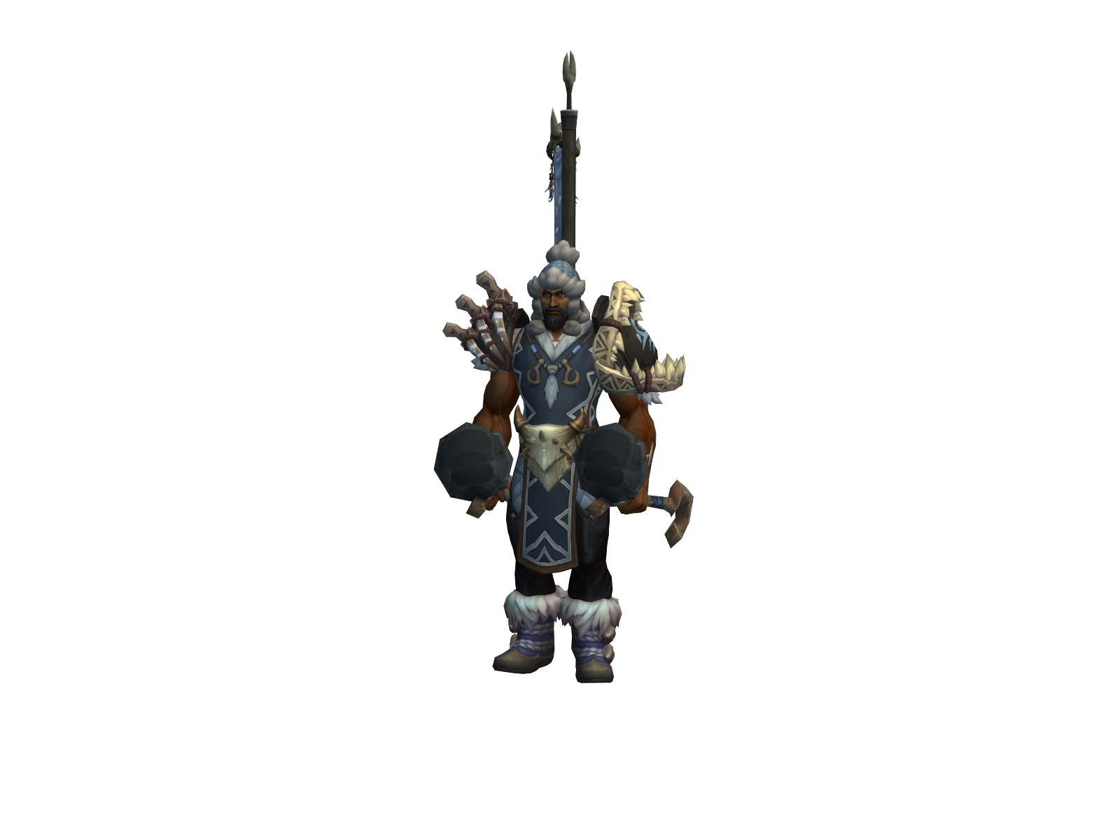 Backyard 3D character render
