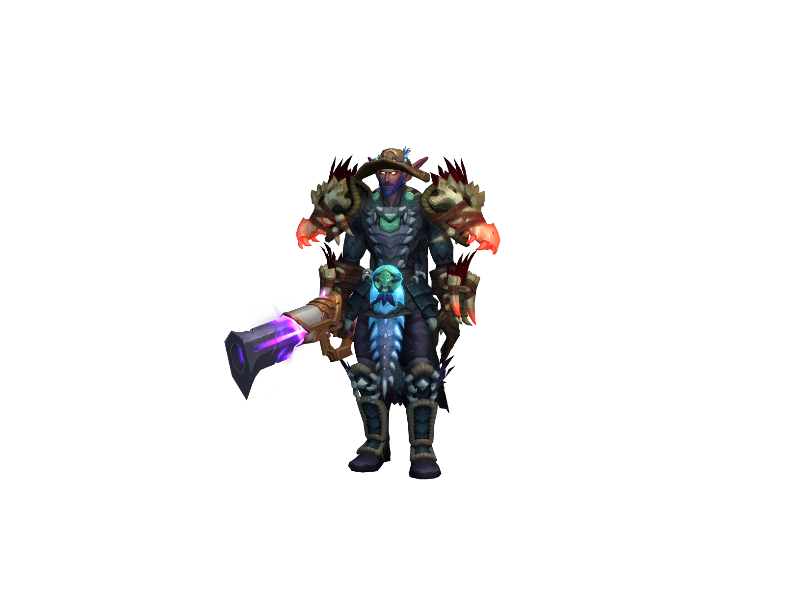 Actheon 3D character render