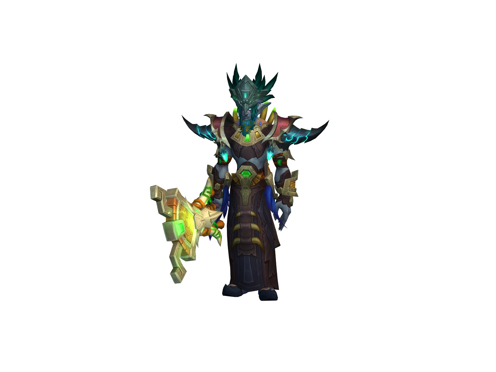 Virex 3D character render