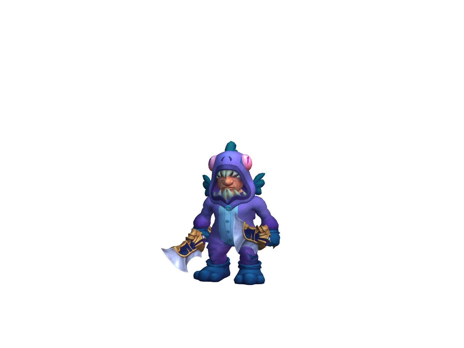 Redguard 3D character render