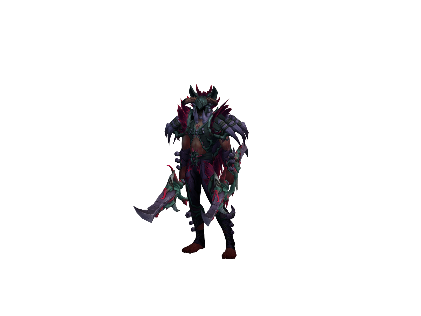 Hunger 3D character render