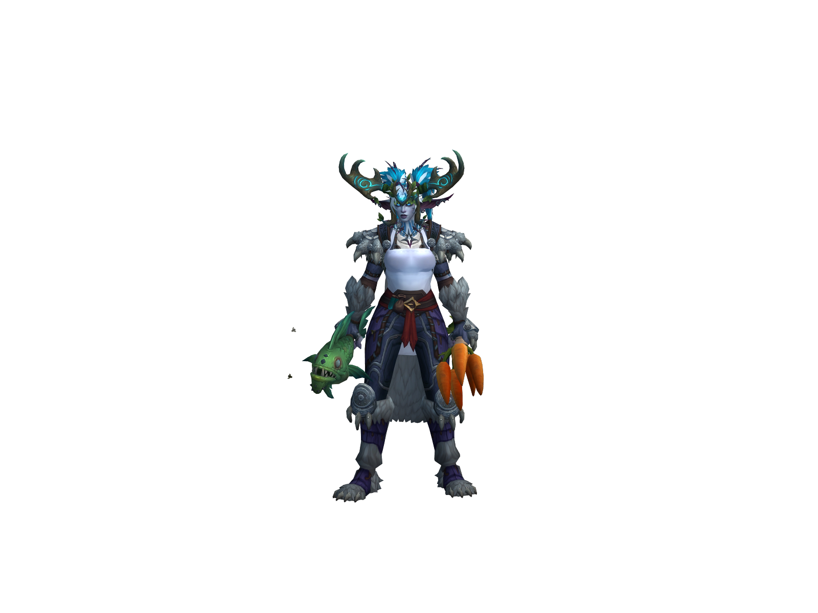 Hedgelord 3D character render