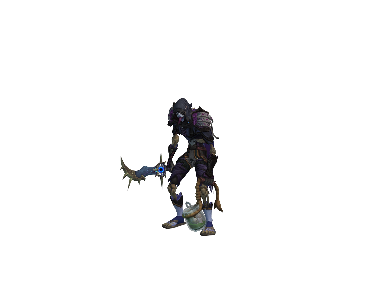 Psicrow 3D character render