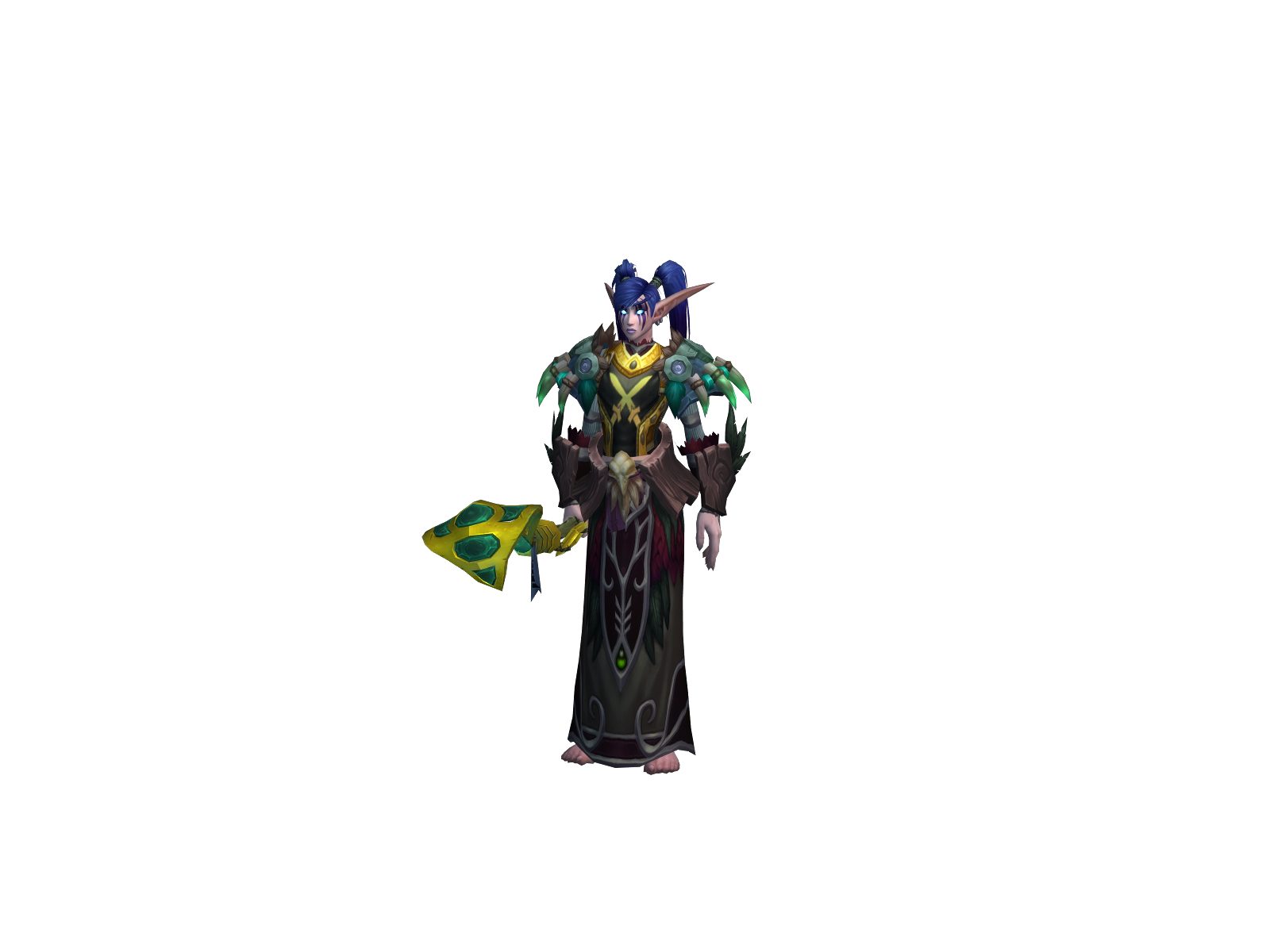 Deillena 3D character render