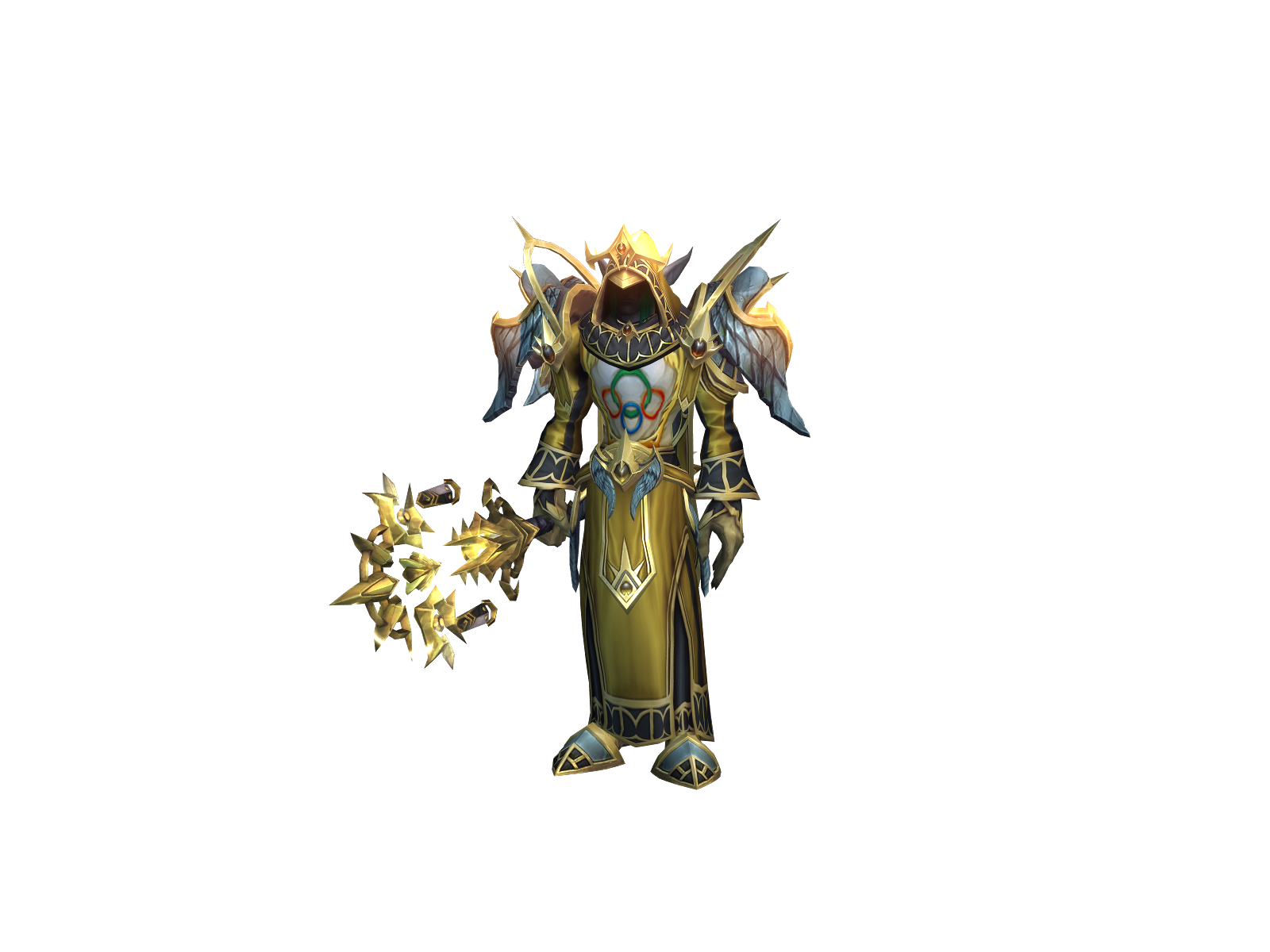 Gigachud 3D character render