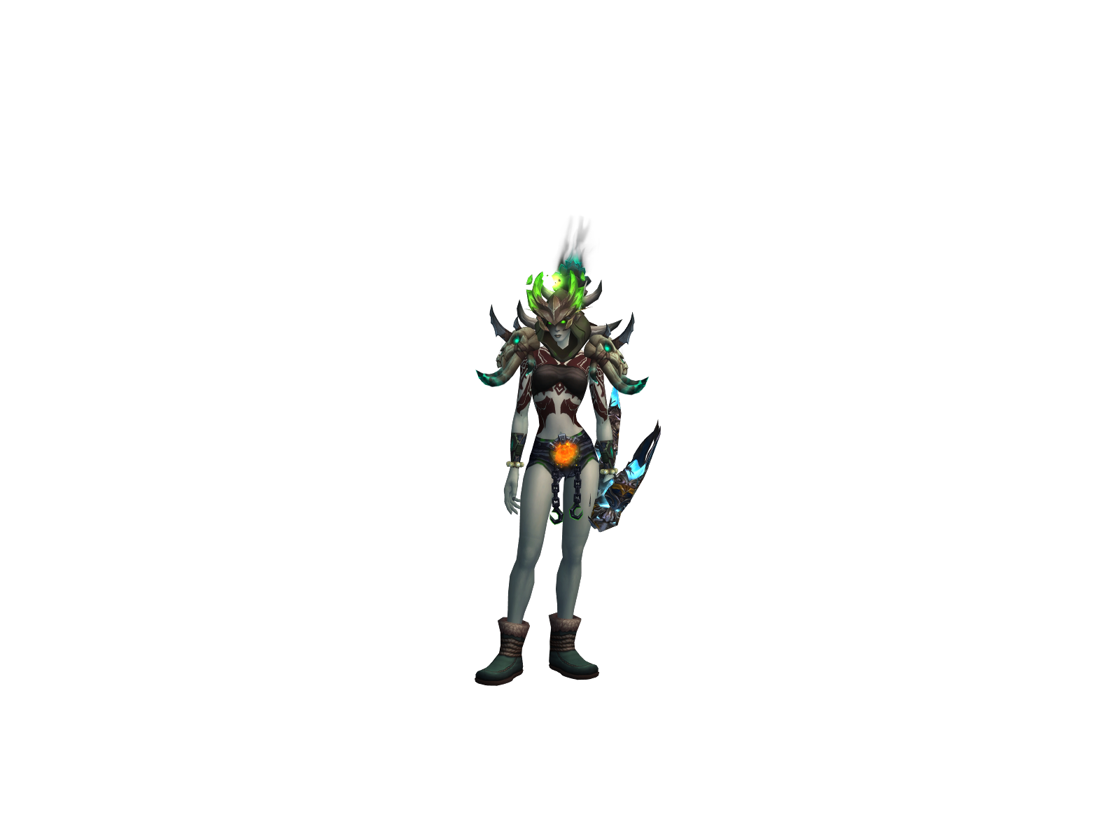 Malically 3D character render