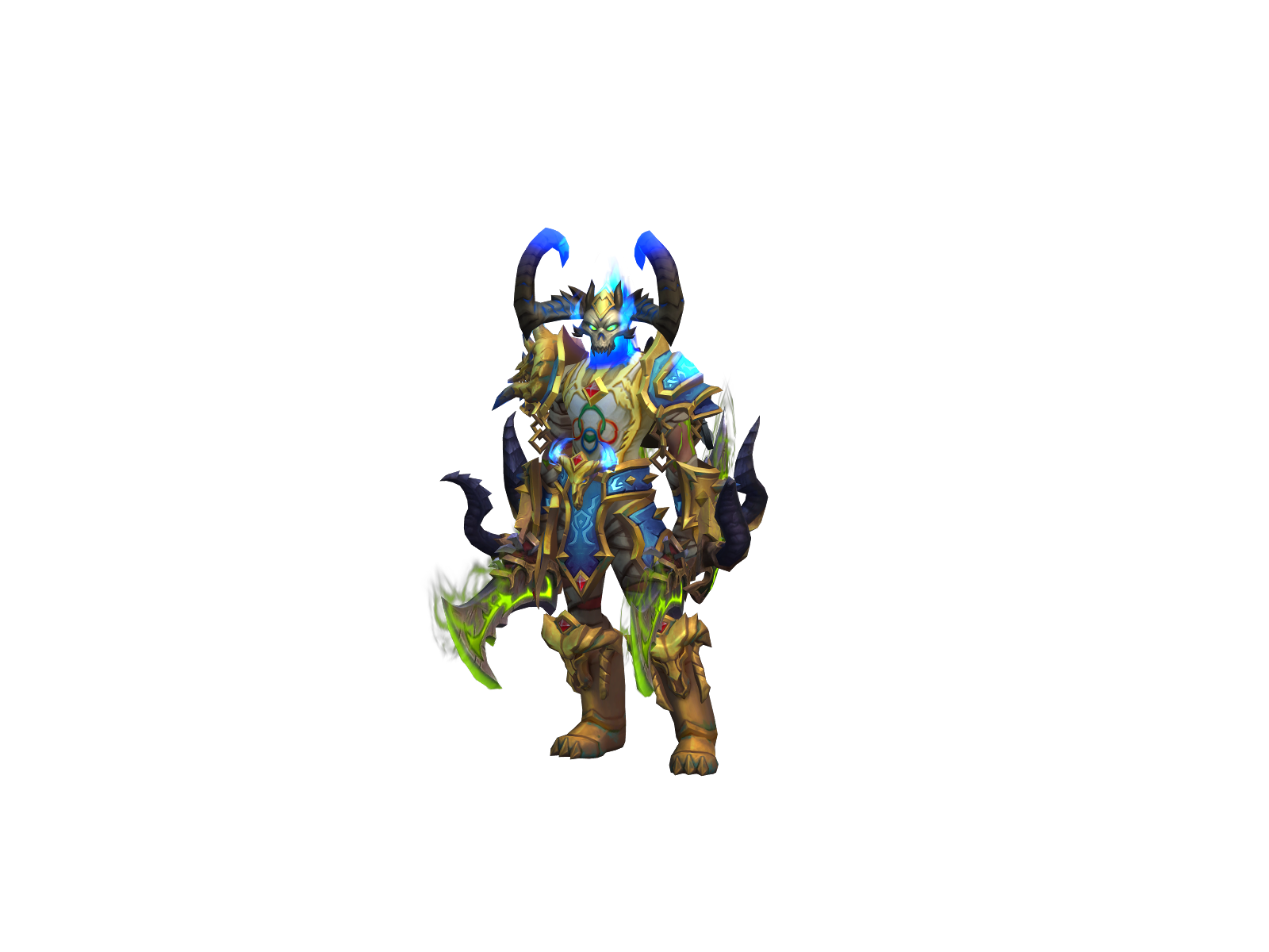Gigachad 3D character render