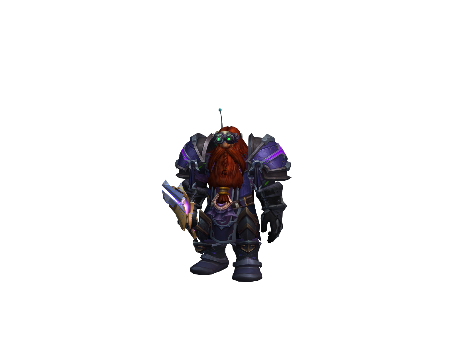 Mdead 3D character render