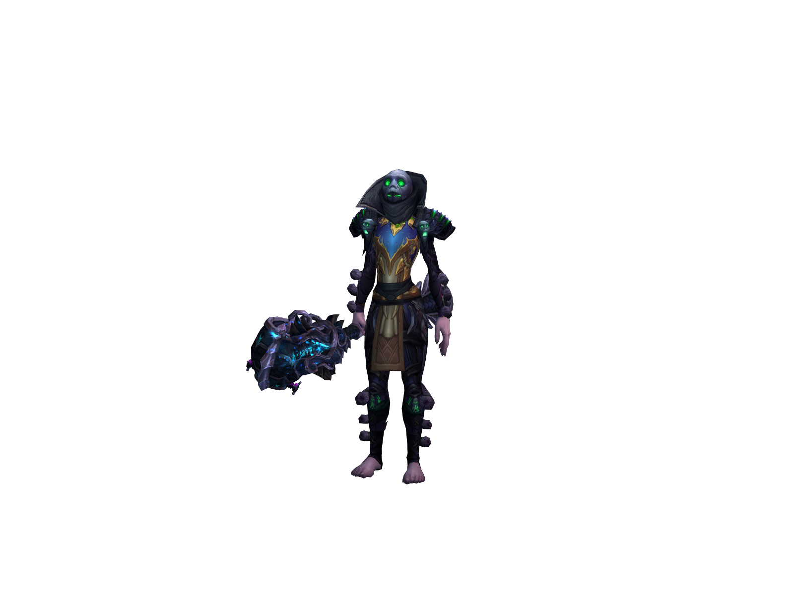 Malicia 3D character render
