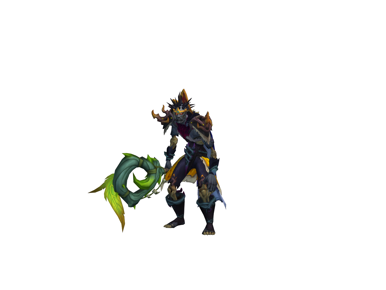 Malish 3D character render
