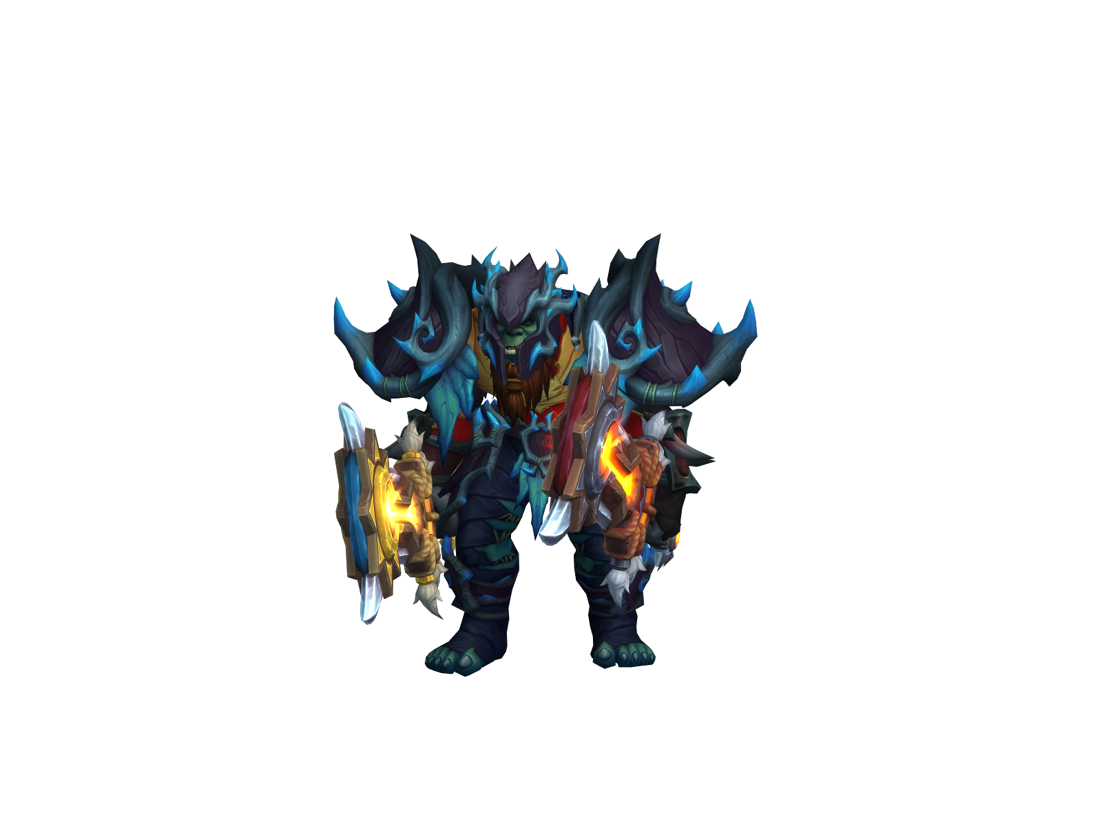 Biggreenmean 3D character render