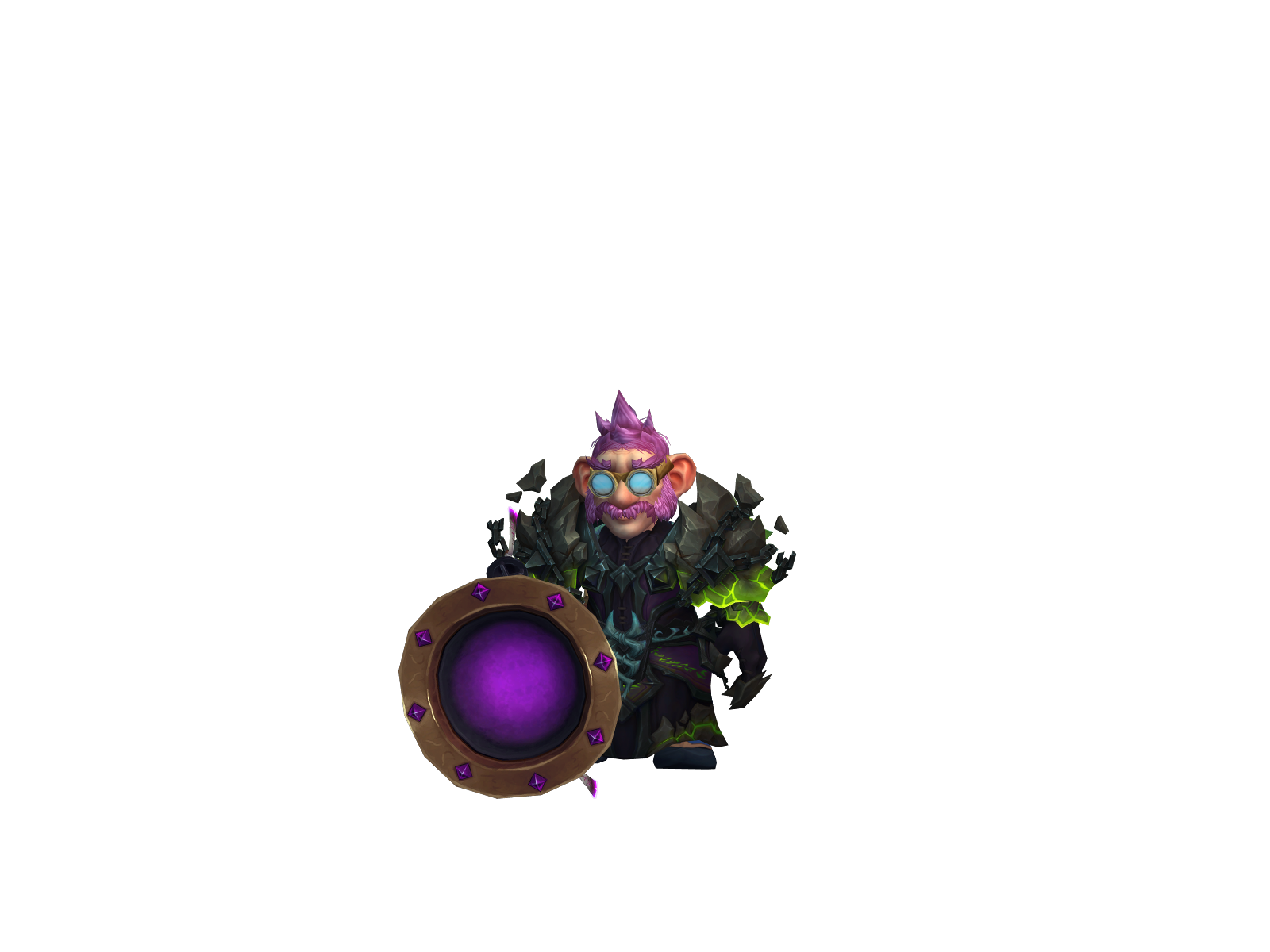 Mortmor 3D character render