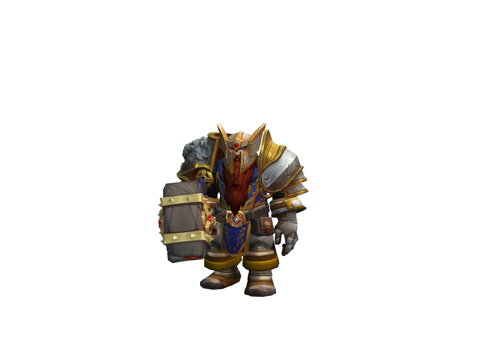 Bronhelm 3D character render