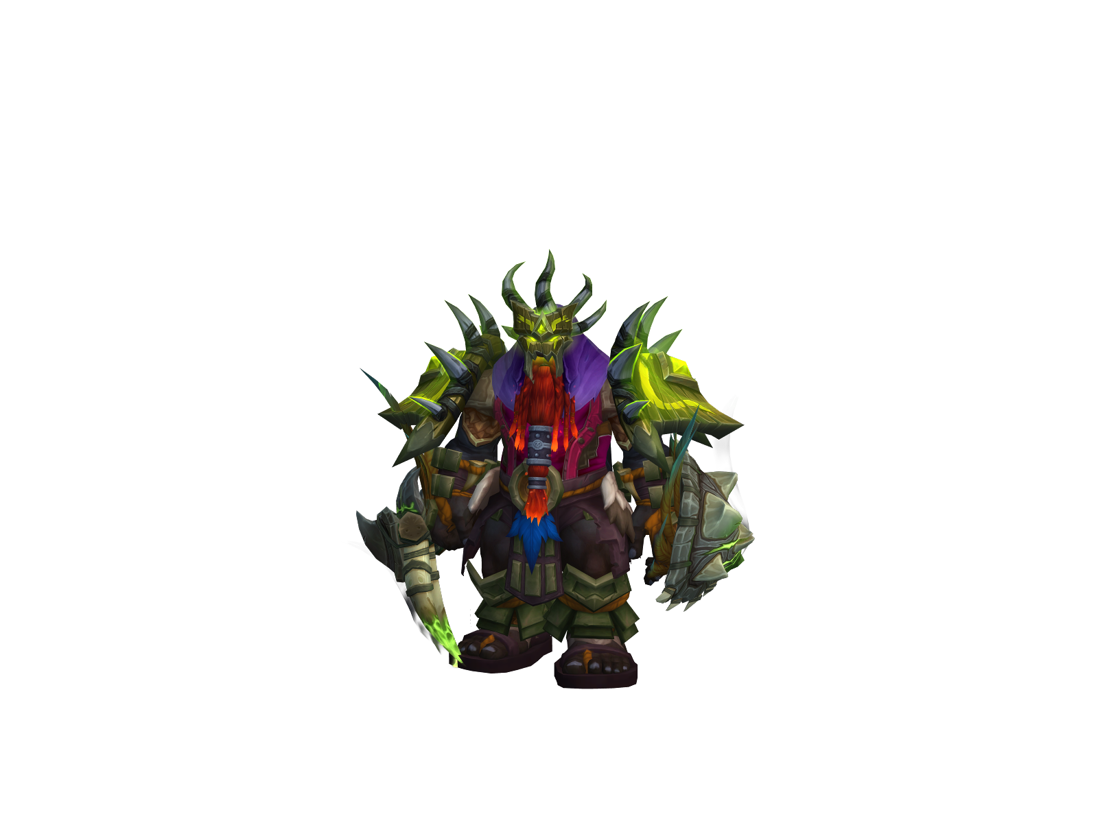 Oogathed 3D character render