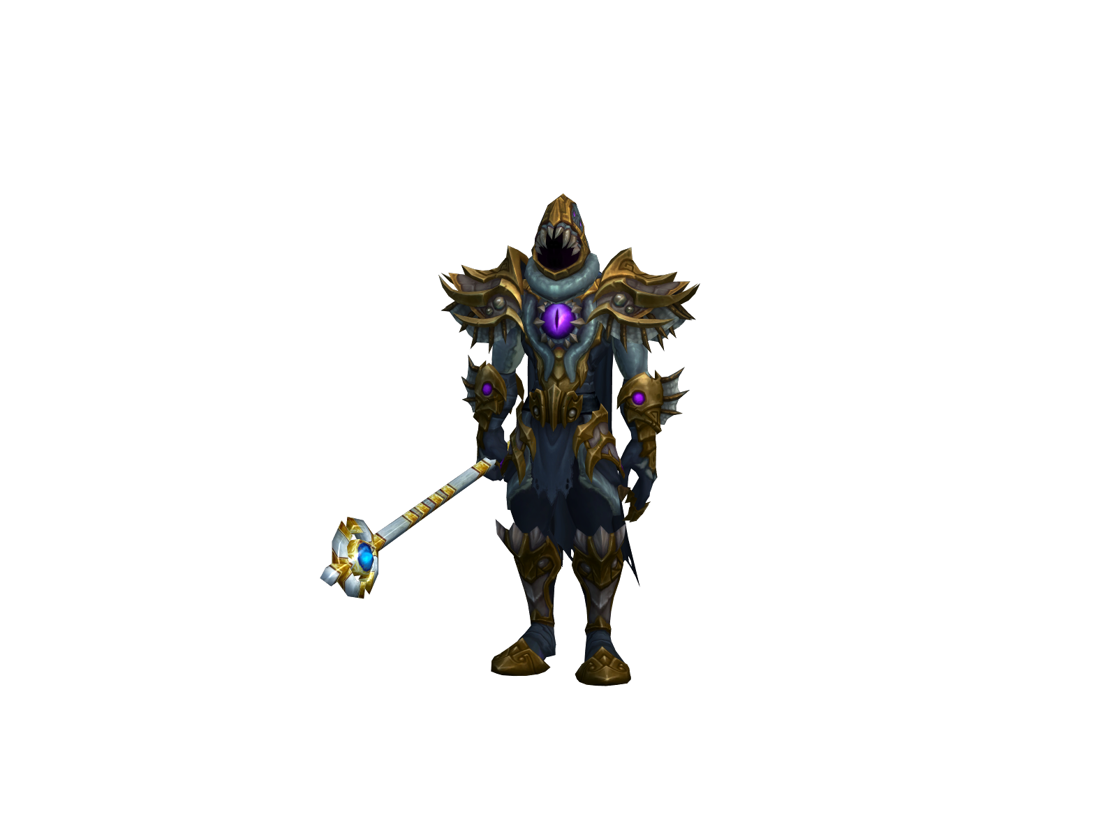 Tuvan 3D character render