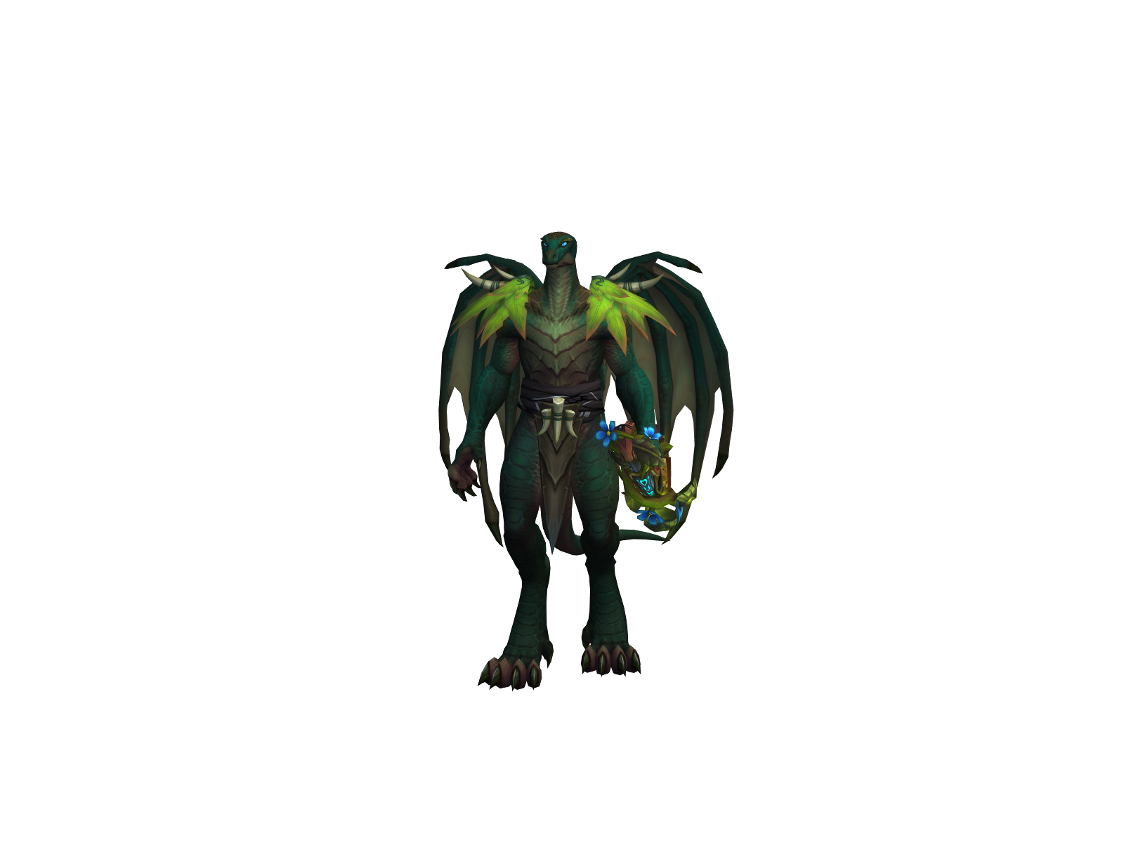 Reverse 3D character render