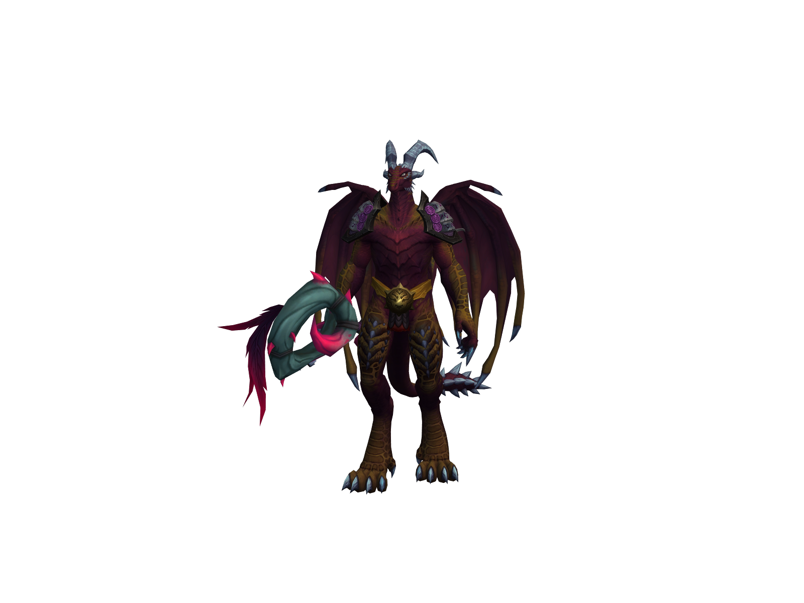 Draconich 3D character render