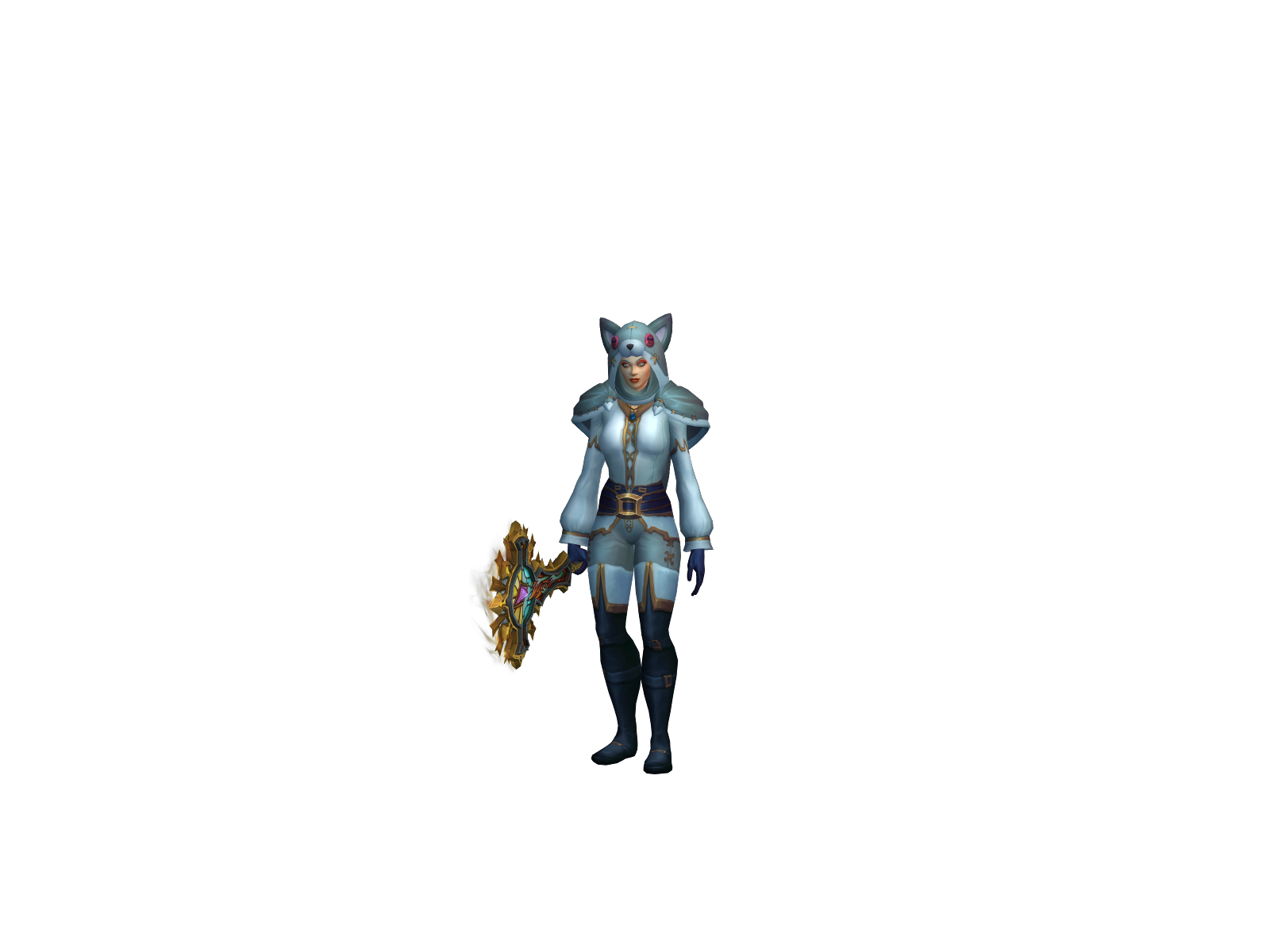Combatnurse 3D character render