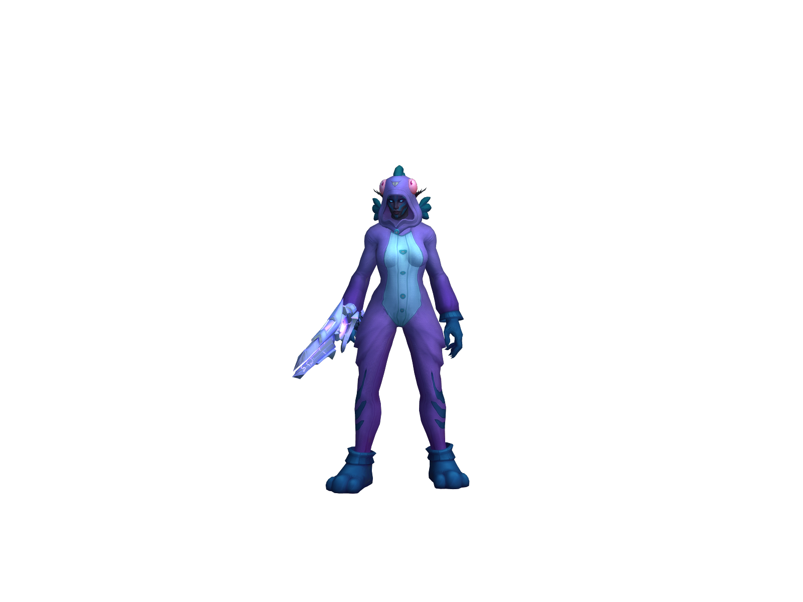 Kanohalidohi 3D character render