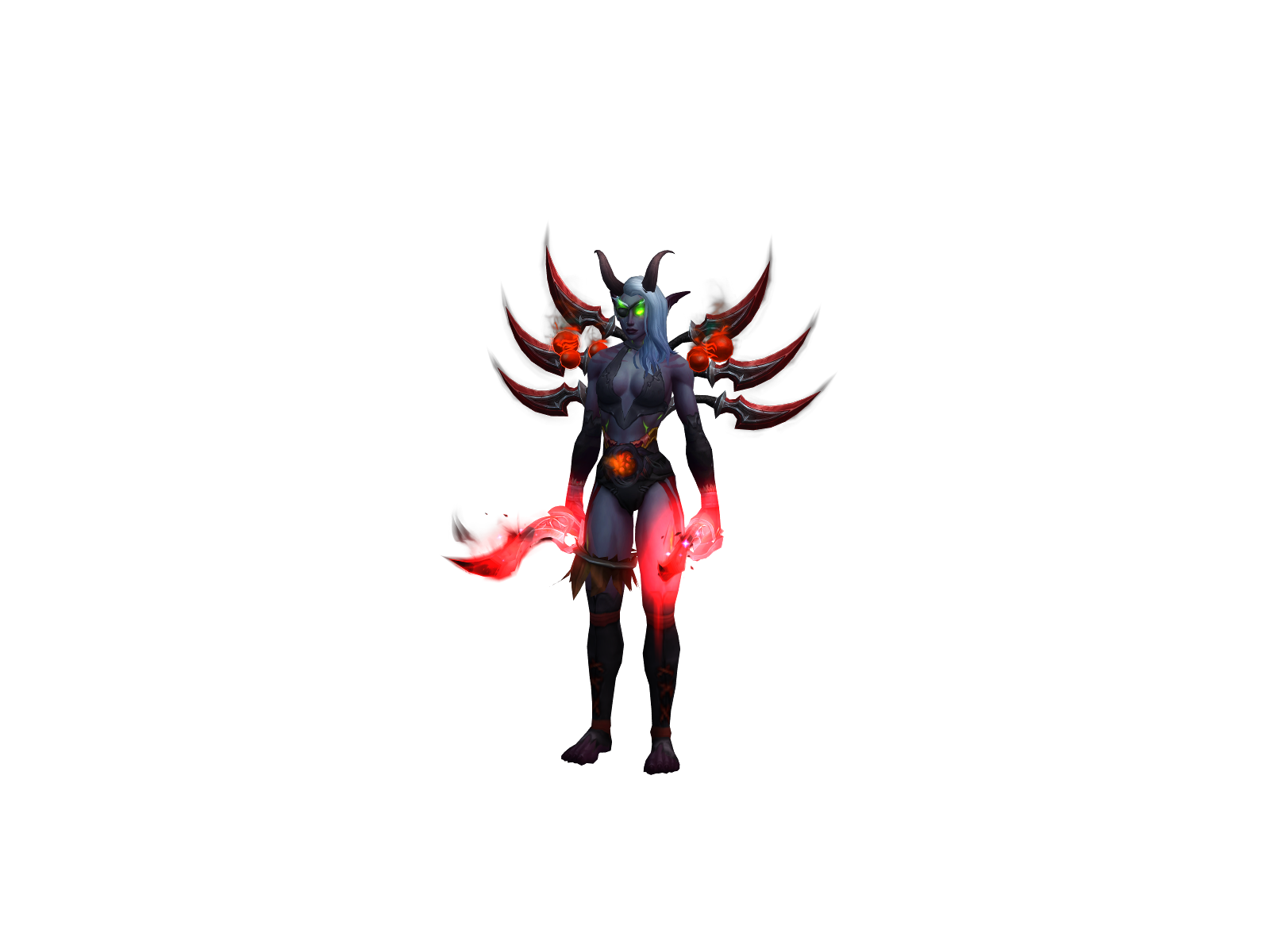 Raëlle 3D character render
