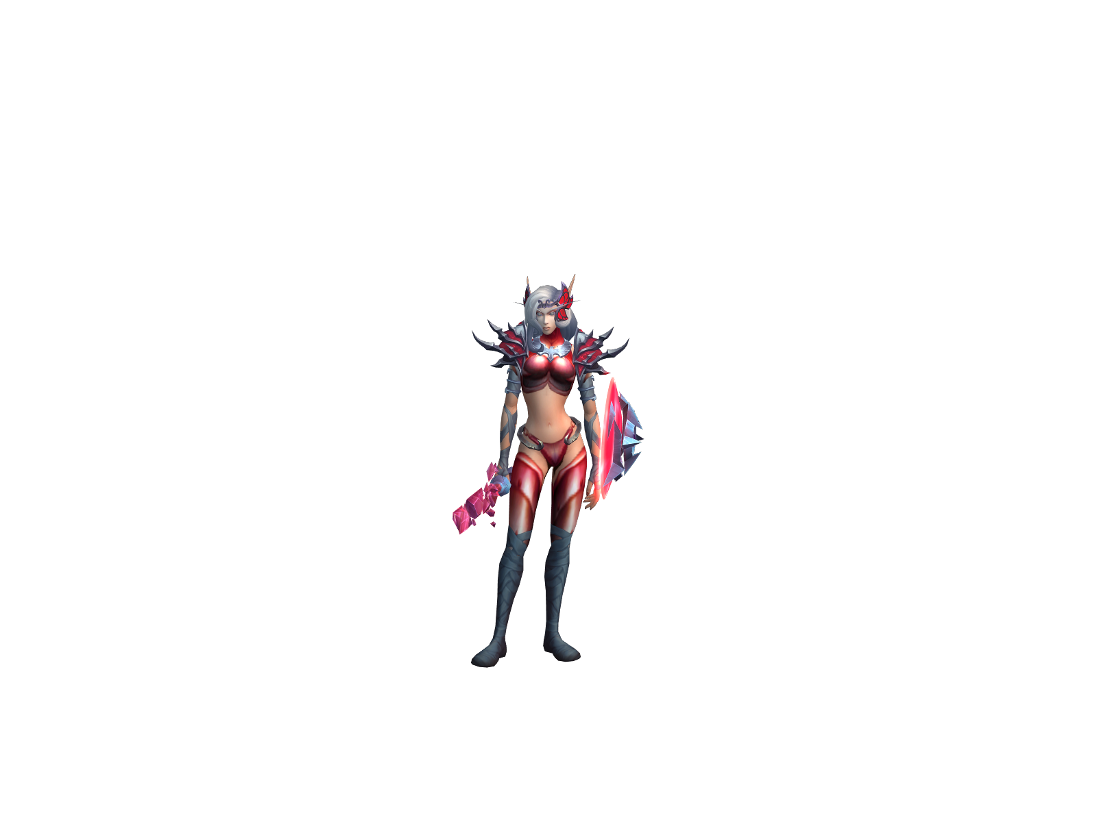 Blazie 3D character render