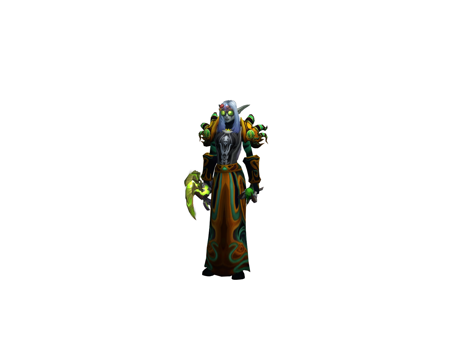 Apparitions 3D character render