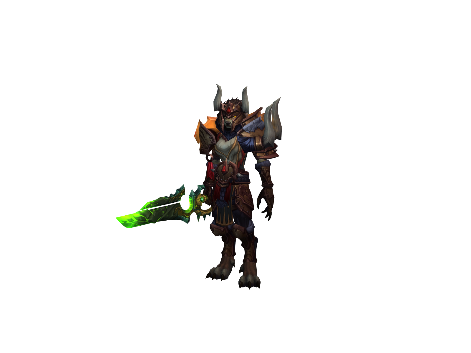 Skhorne 3D character render