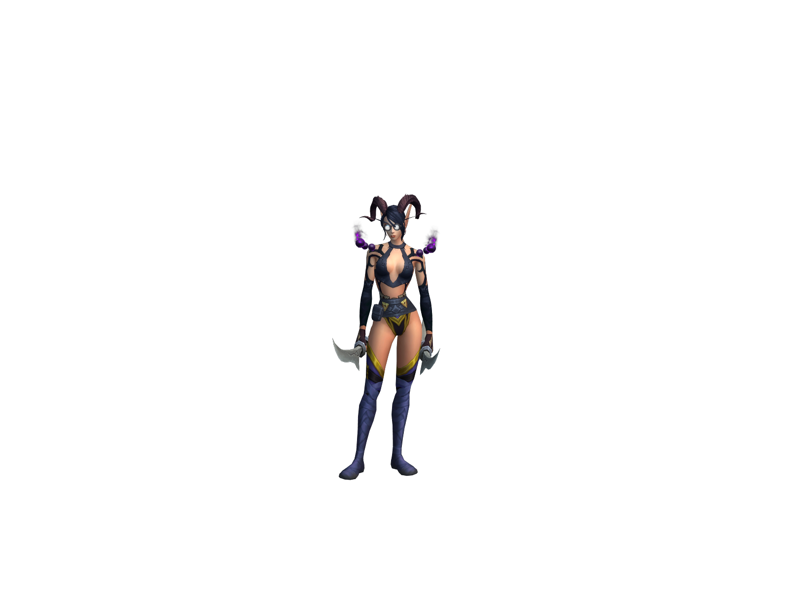 Nyxdoza 3D character render