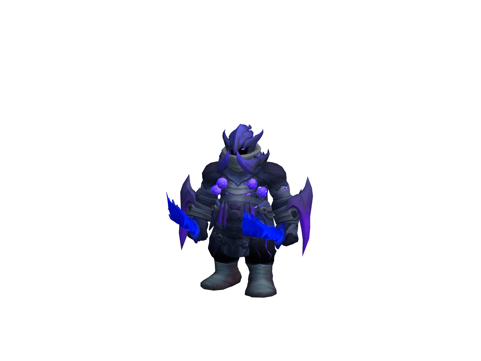 Grummel 3D character render