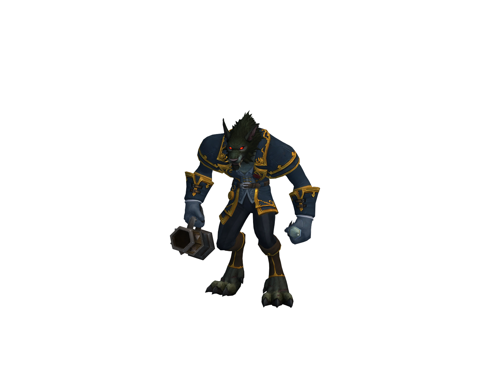 Frankendawg 3D character render