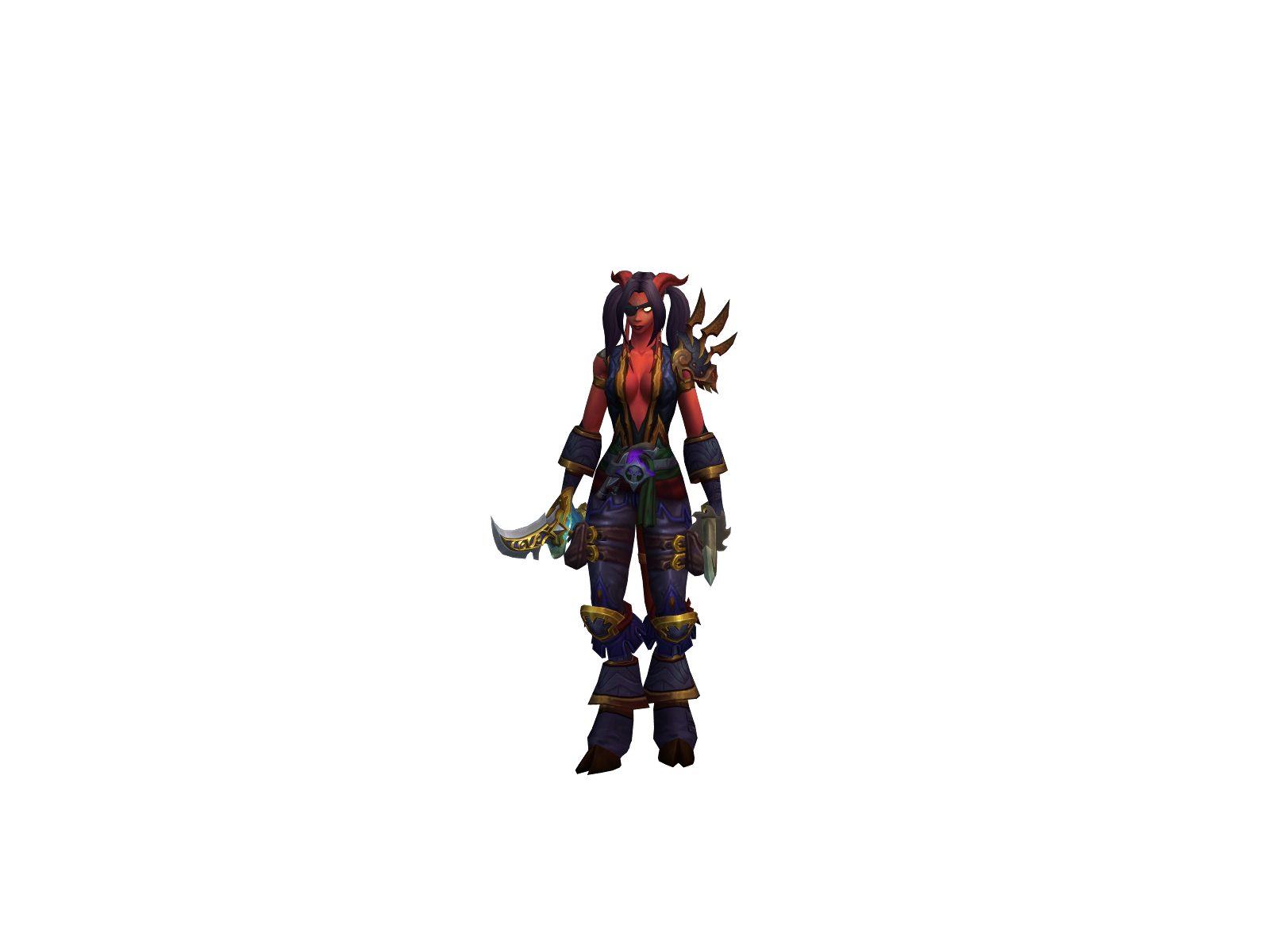 Shallena 3D character render