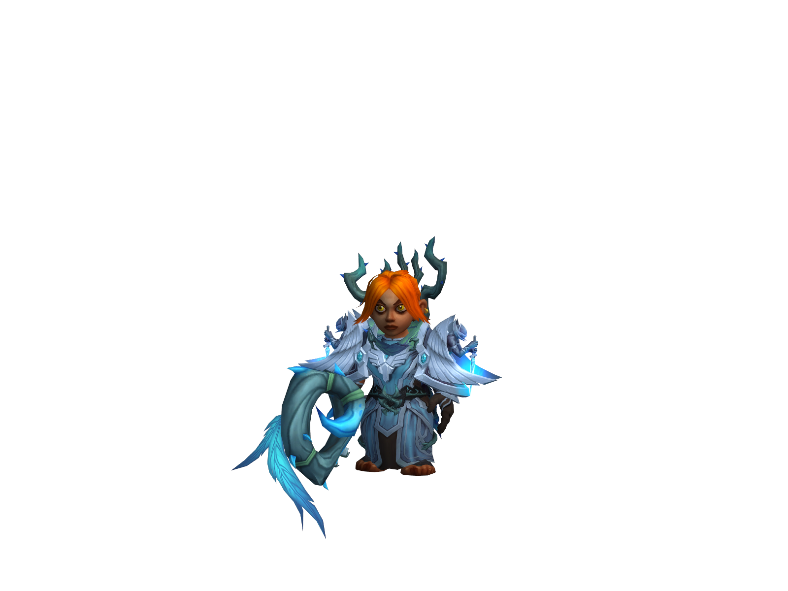 Kaylined 3D character render