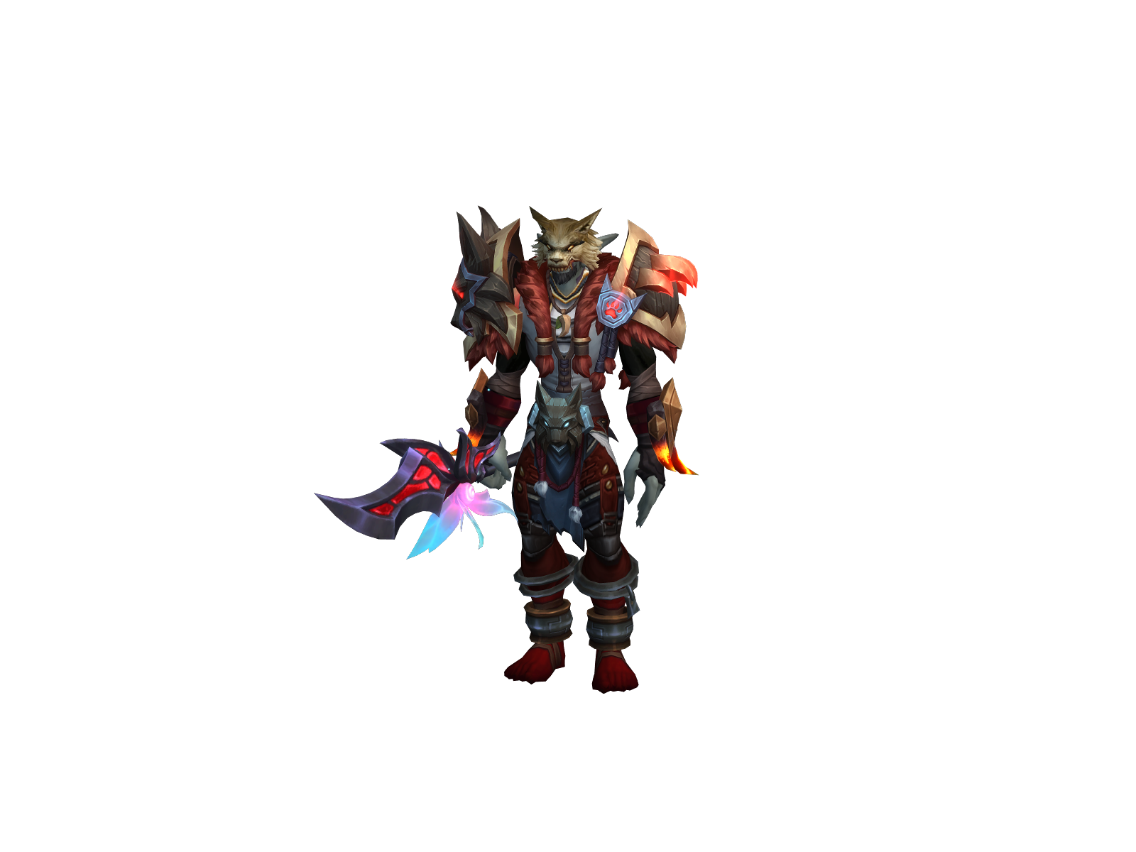 Catfang 3D character render