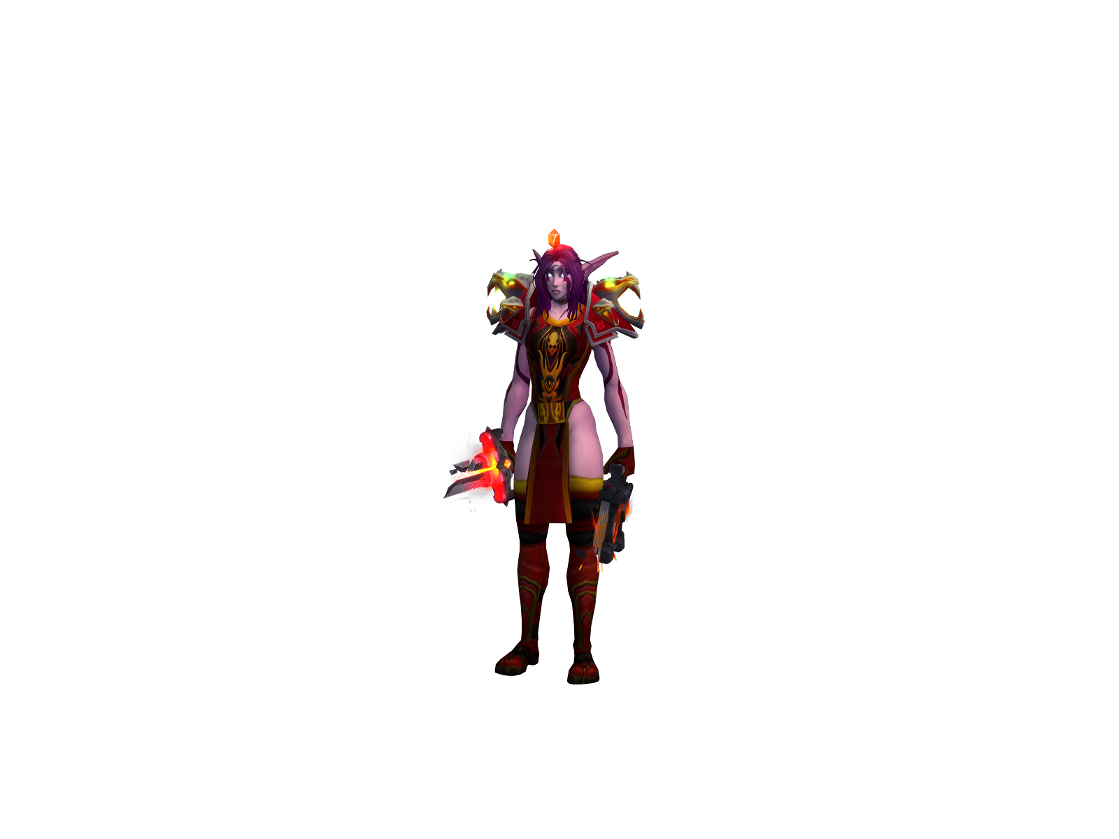 Syllienne 3D character render