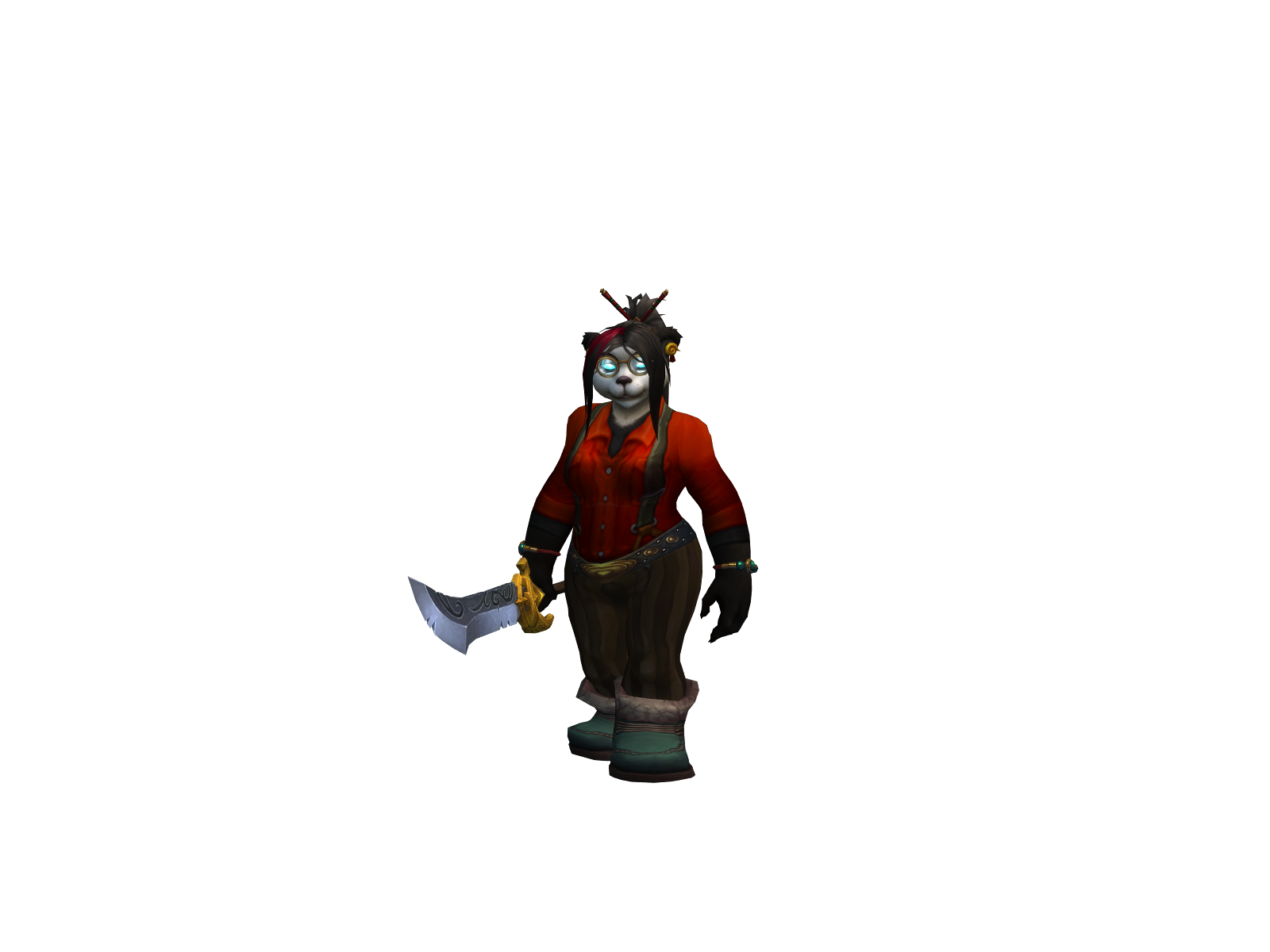 Hanjizoë 3D character render