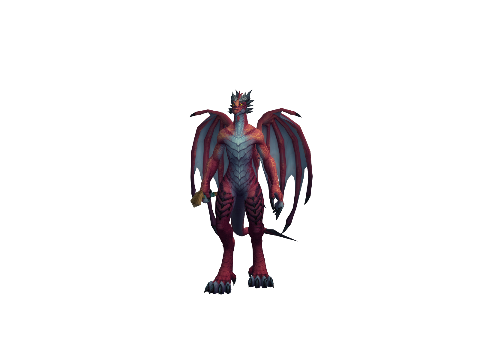 Oldmanthas 3D character render