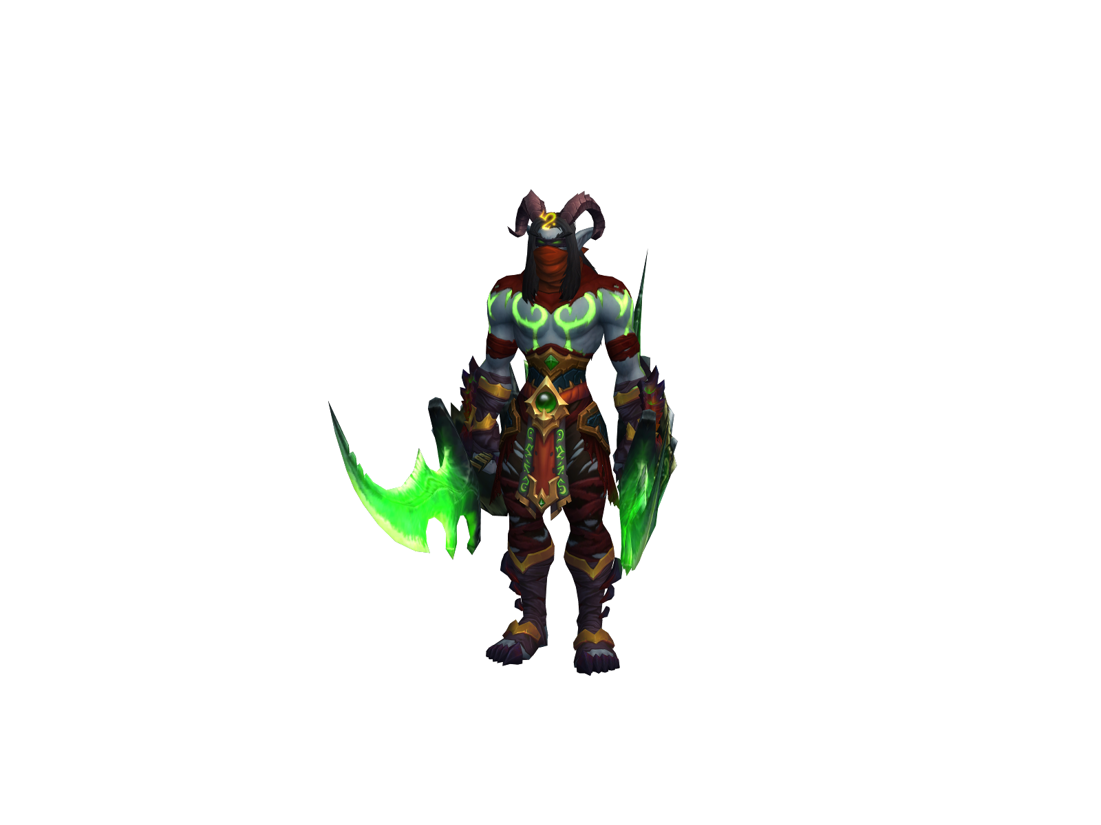 Ashúrá 3D character render