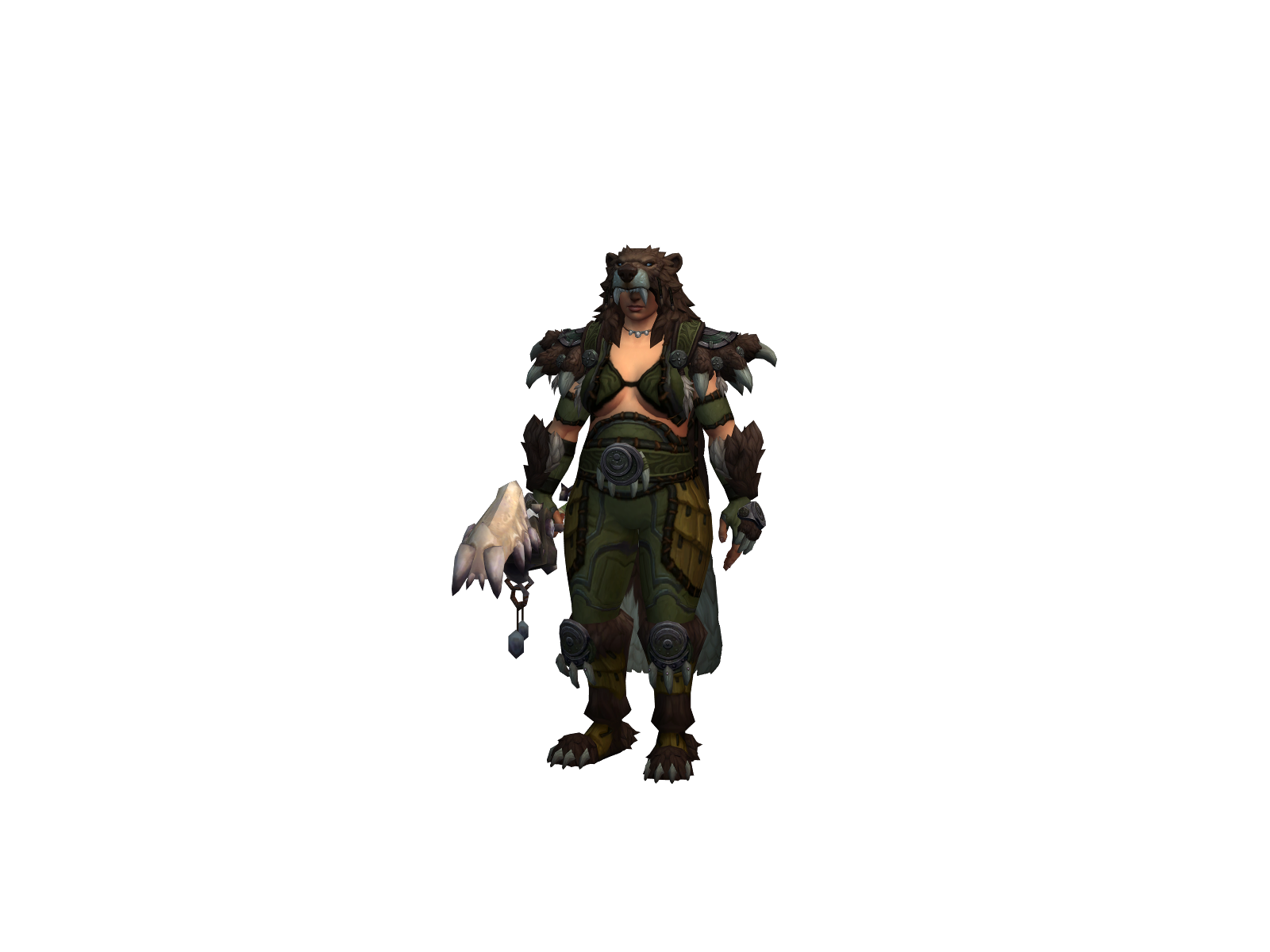 Bearbecue 3D character render