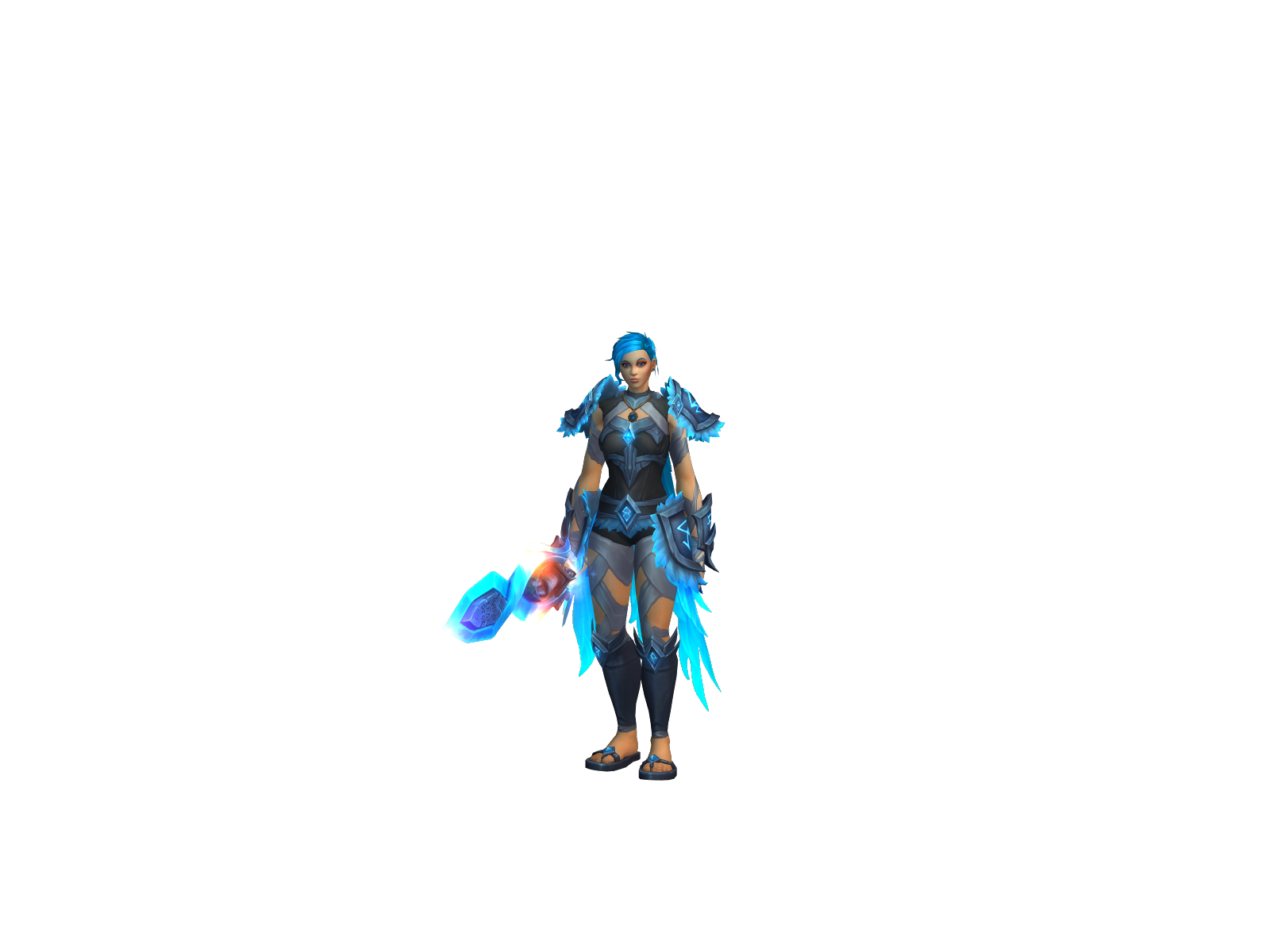 Azurefx 3D character render