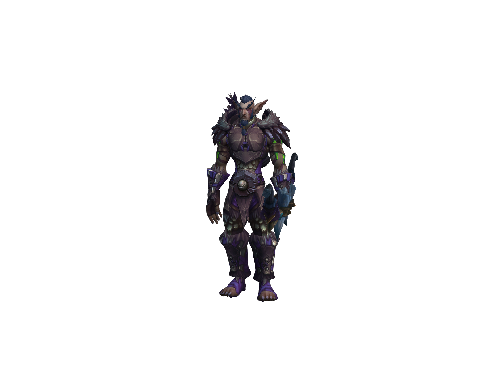 Feralkîn 3D character render