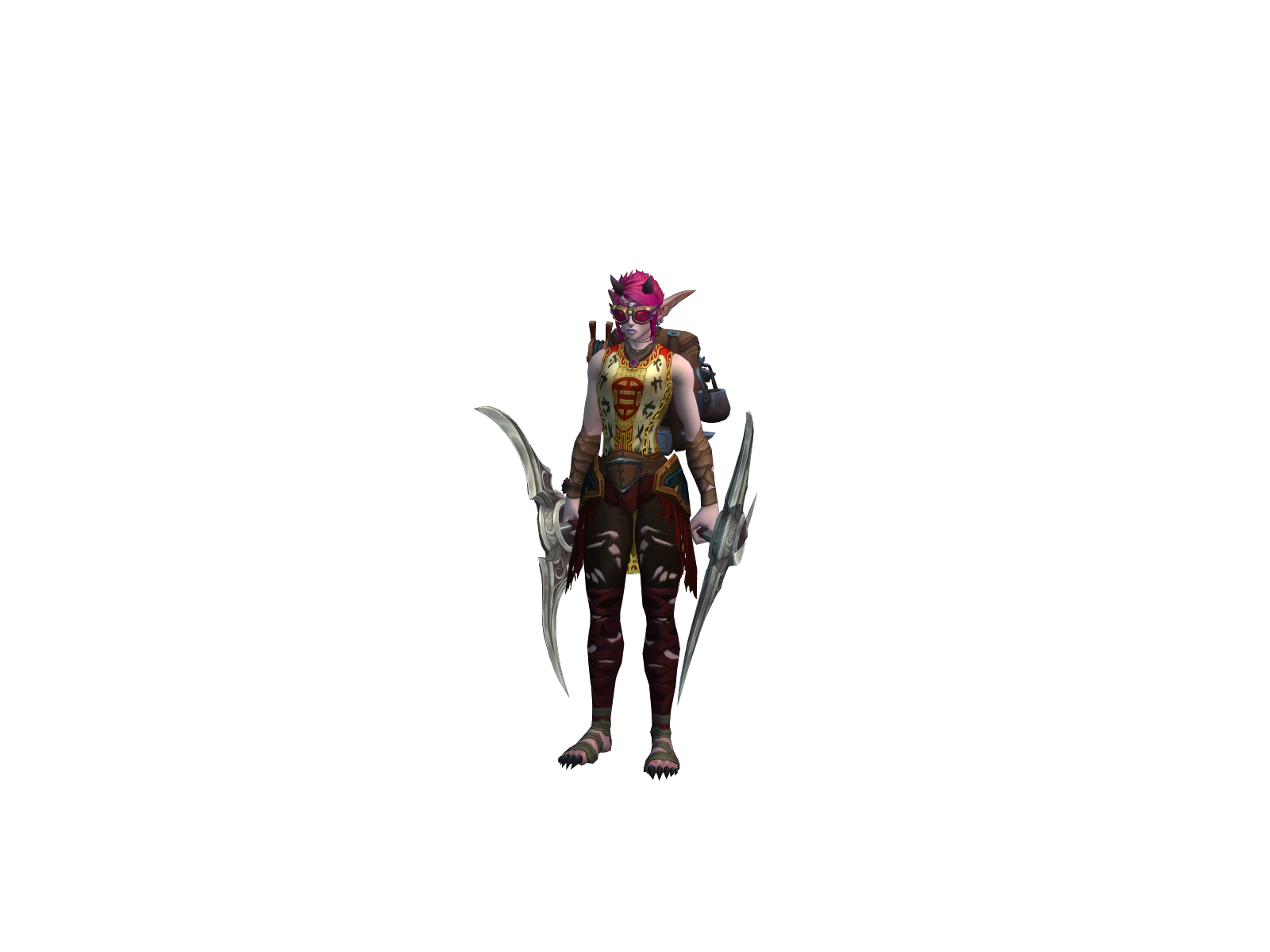 Sylvaelia 3D character render