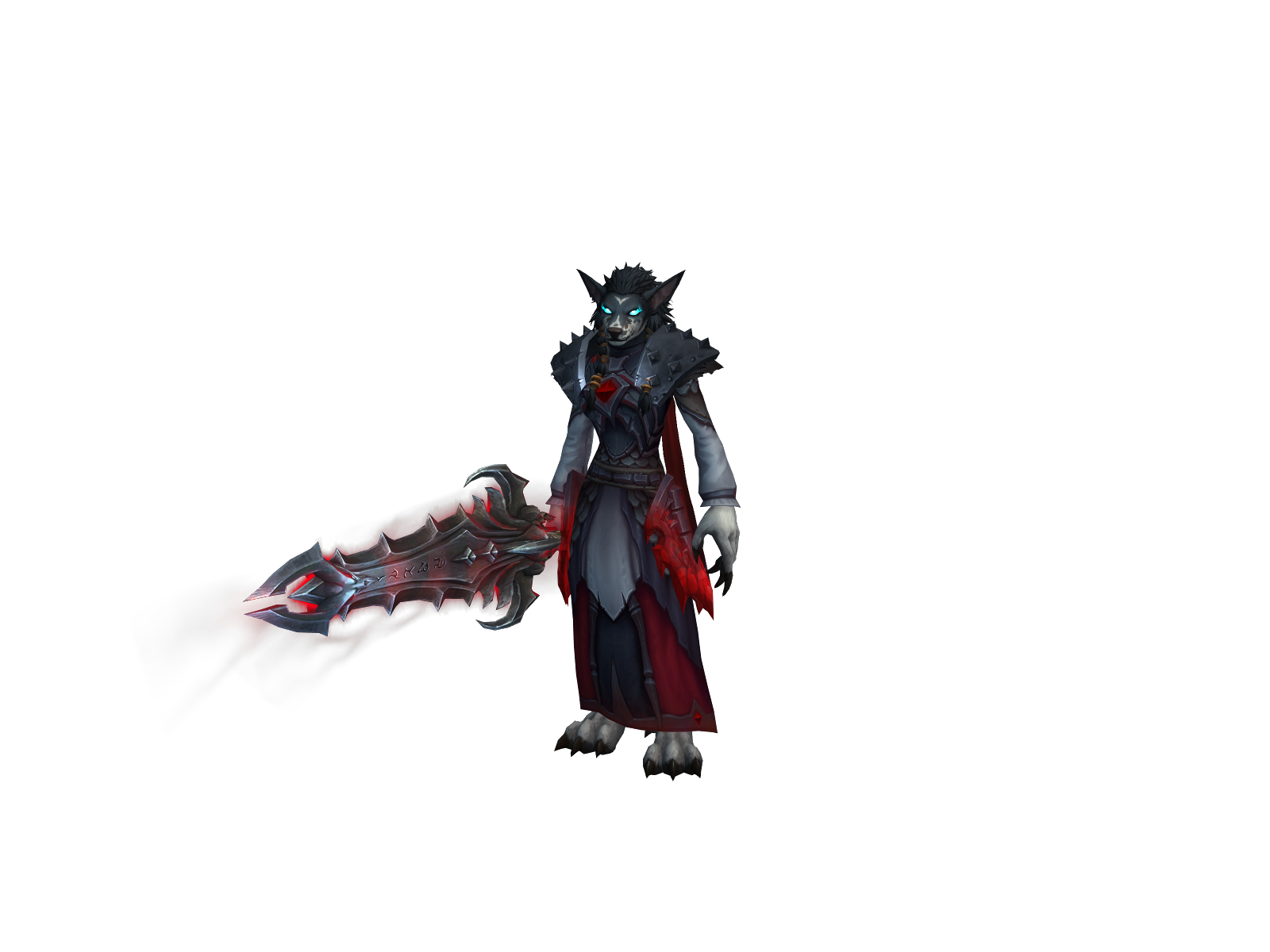 Blóðhundr 3D character render