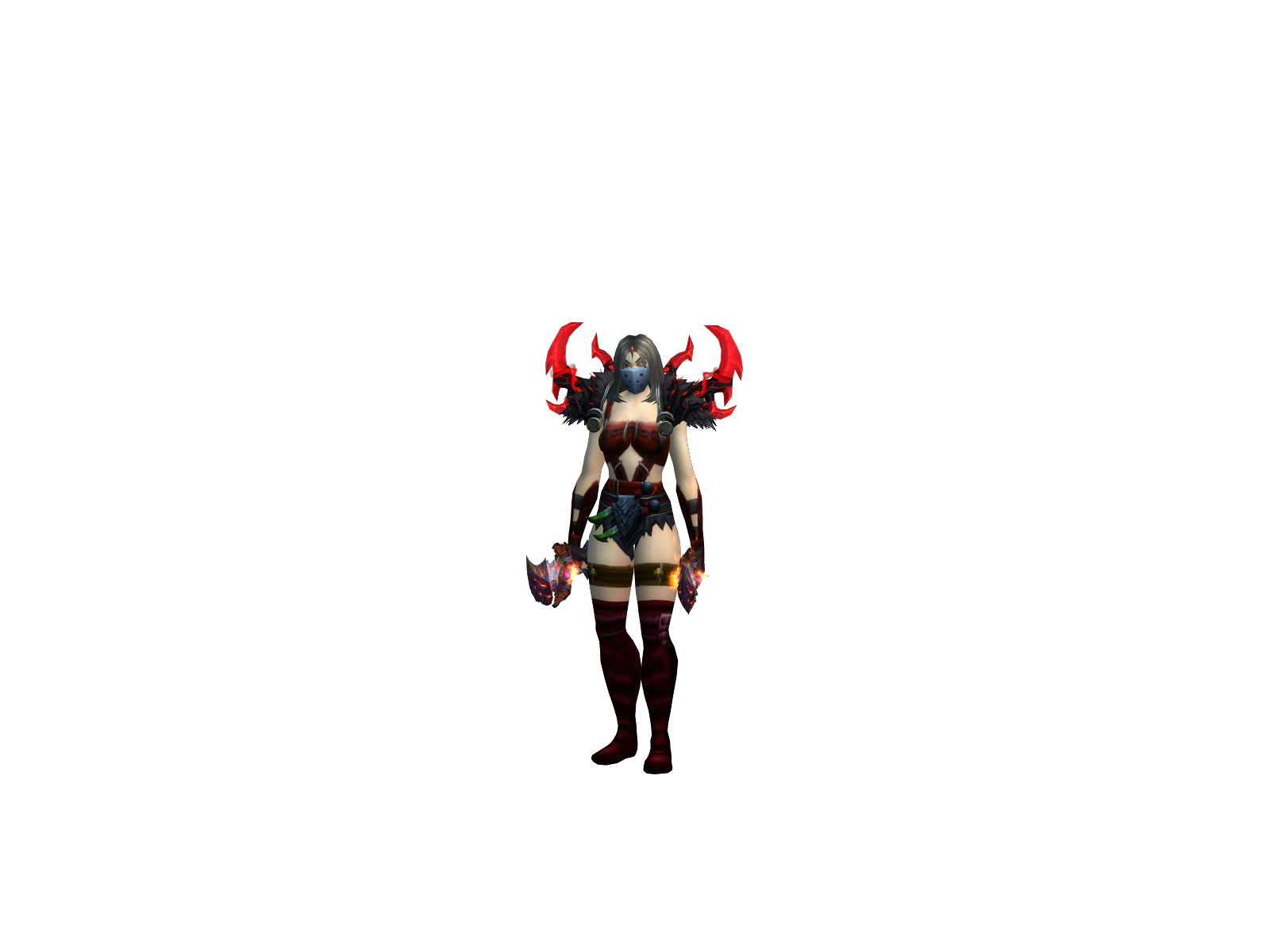 Blades 3D character render