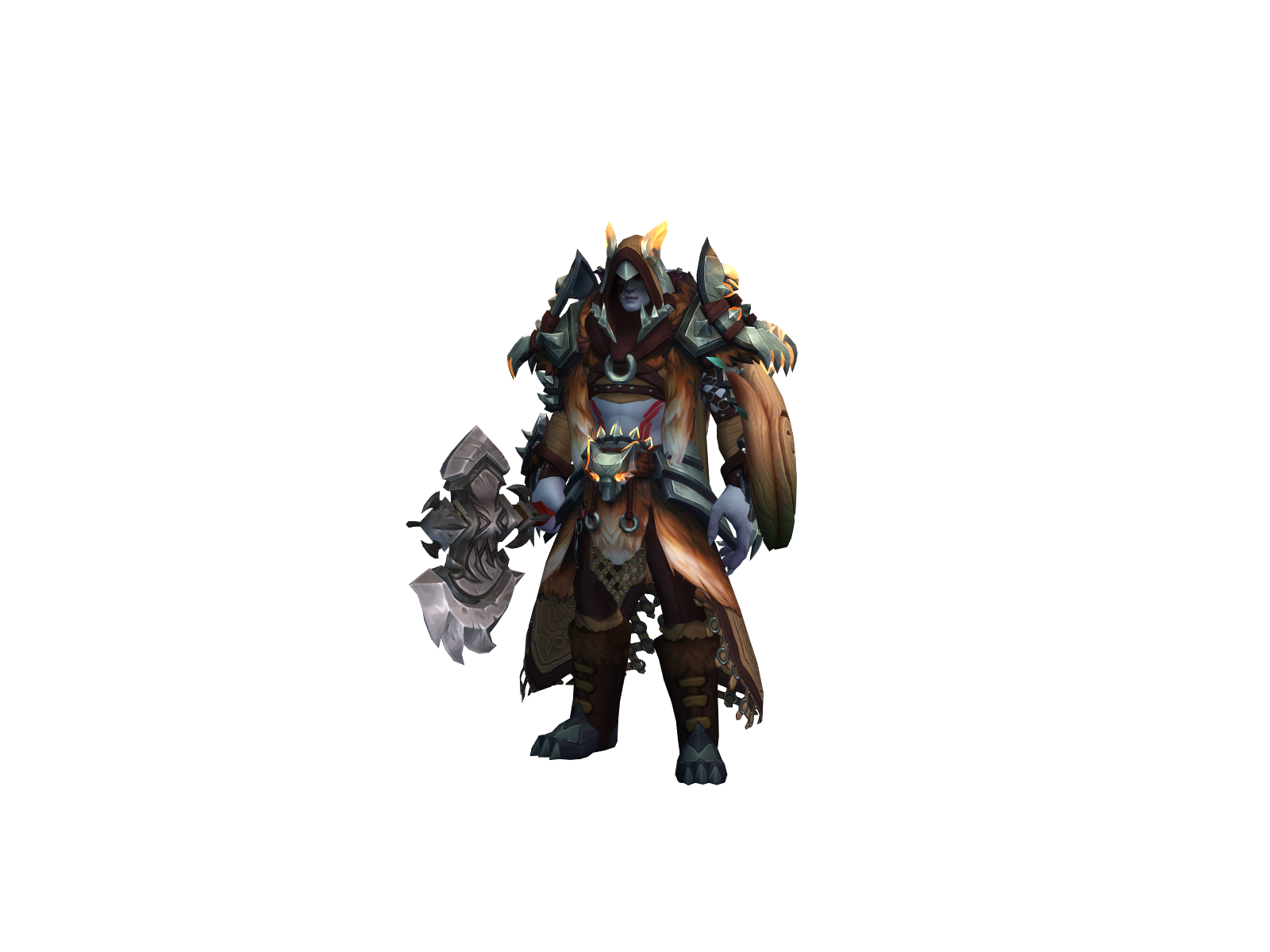 Mogluk 3D character render