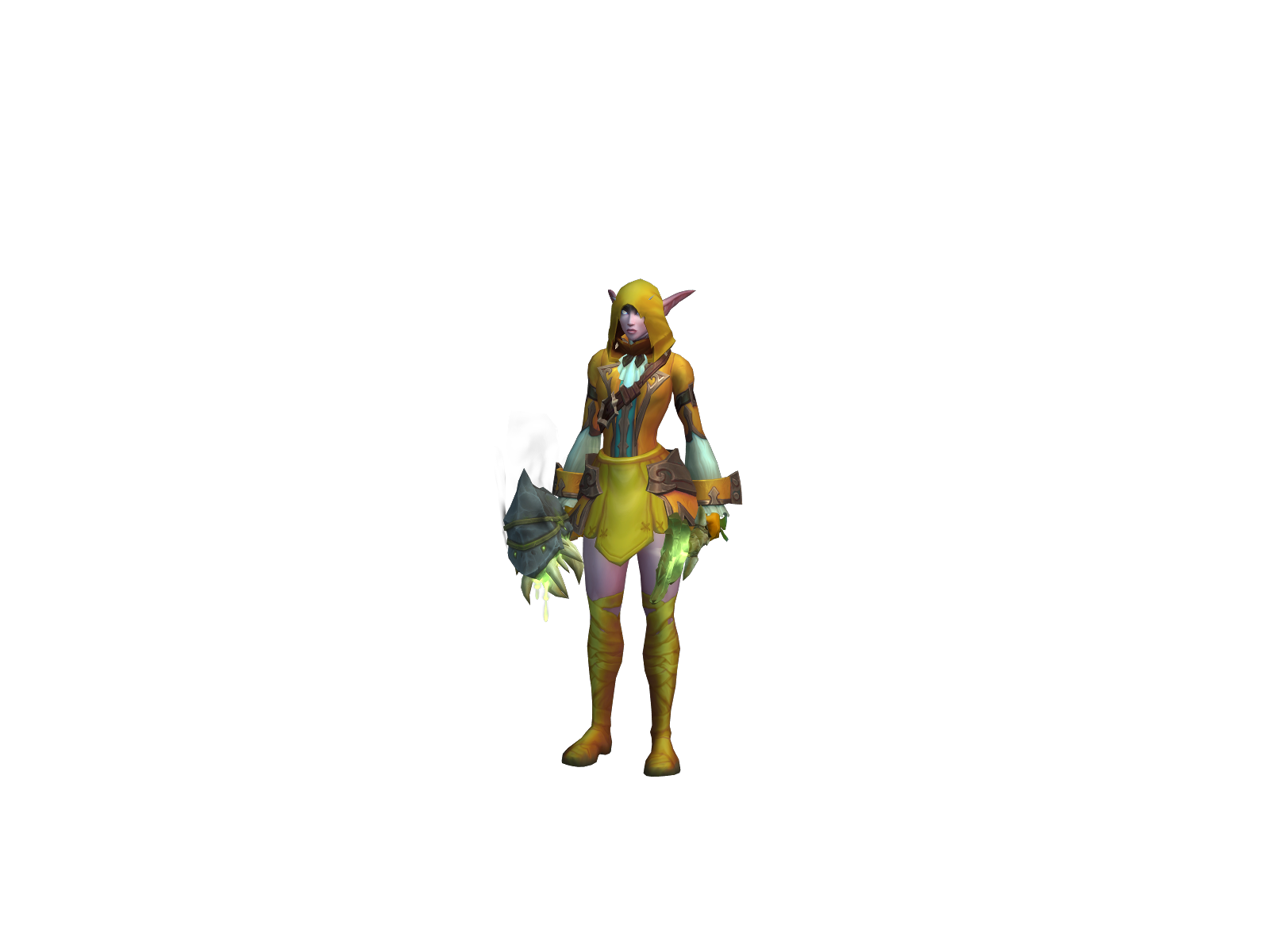 Windroseh 3D character render