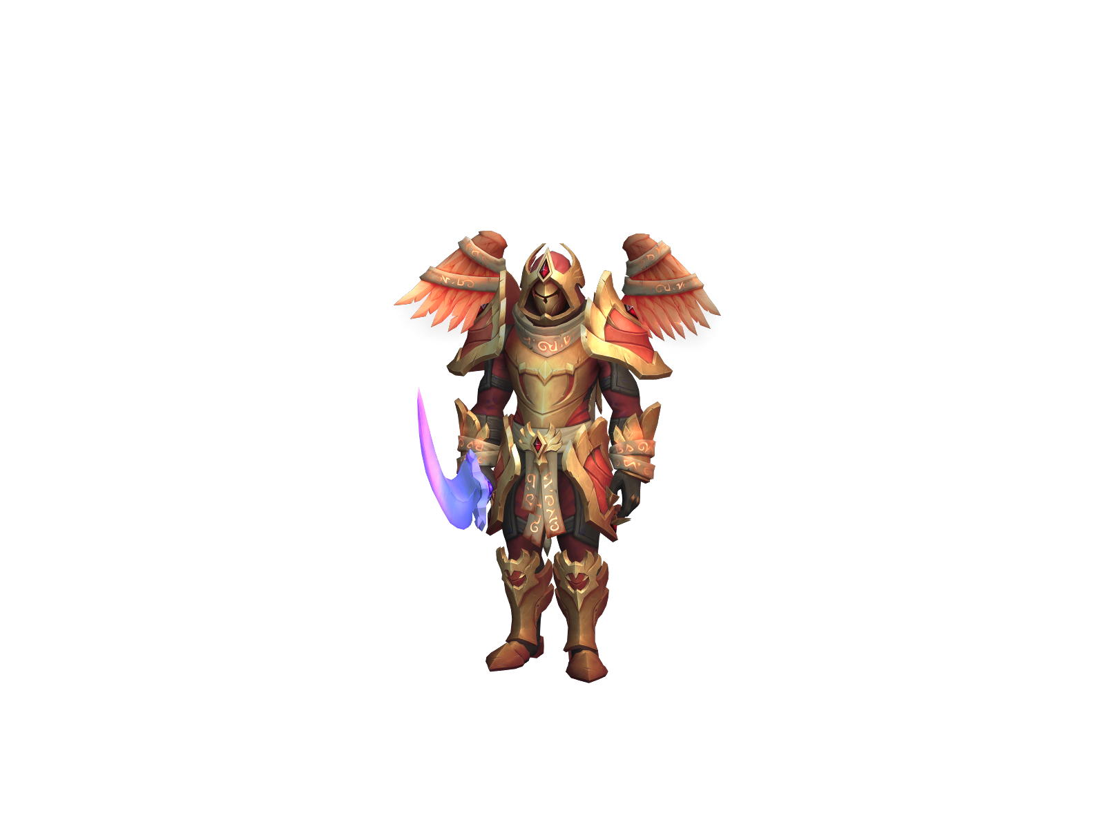 Zerachiel 3D character render