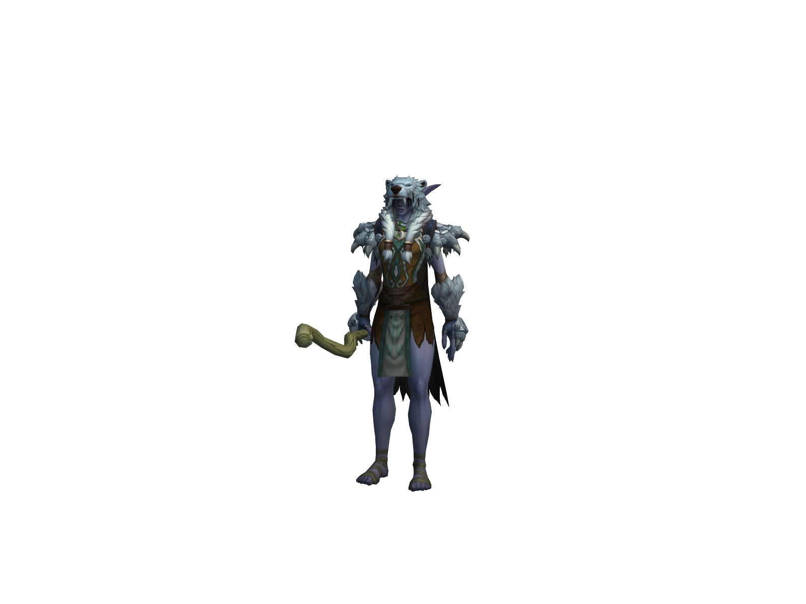 Shrubscout 3D character render